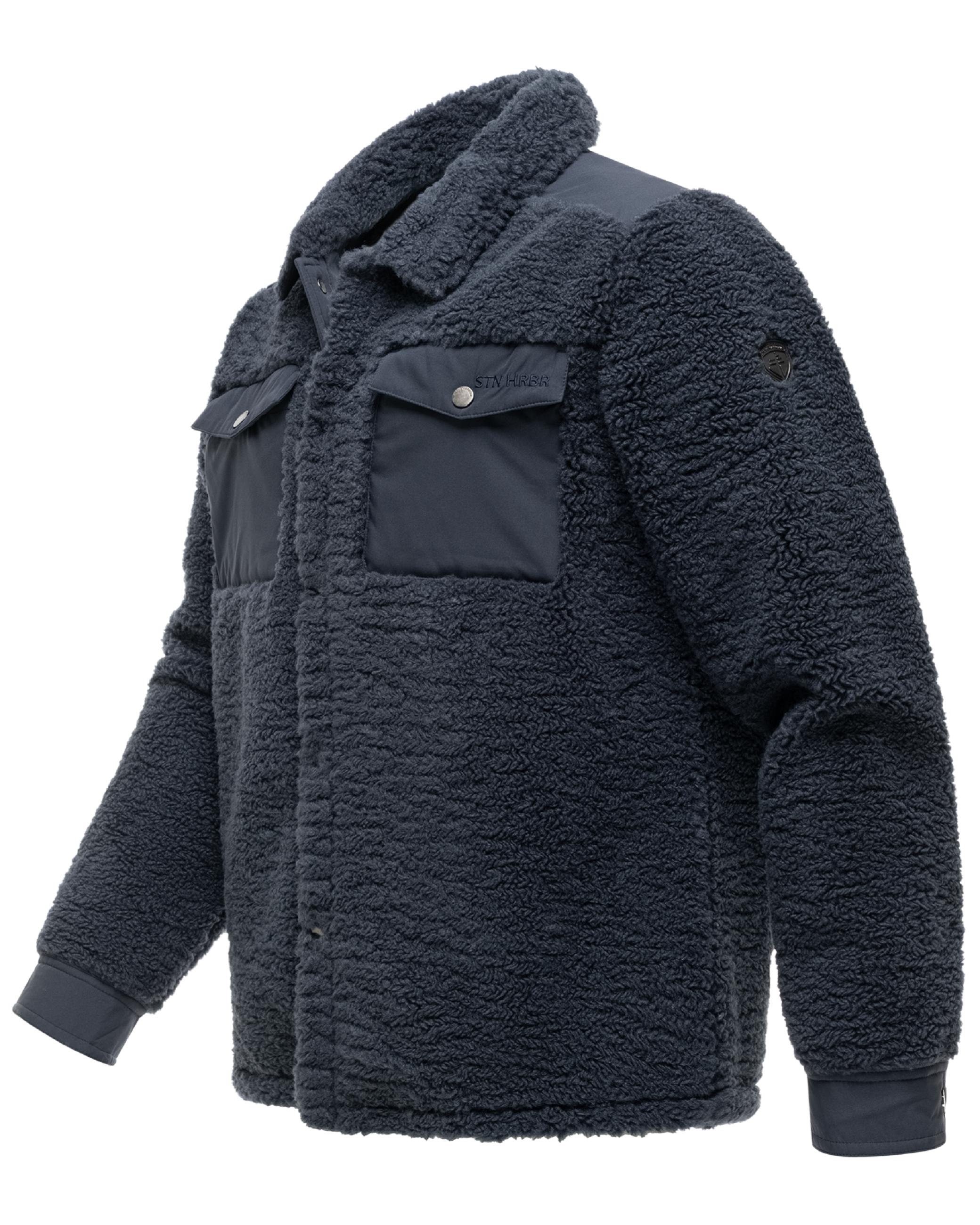 Stone Harbour Fellimitatjacke »Fellimitatjacke Taureek XX« ohne Kapuze Teddy Jacke mit Futter
