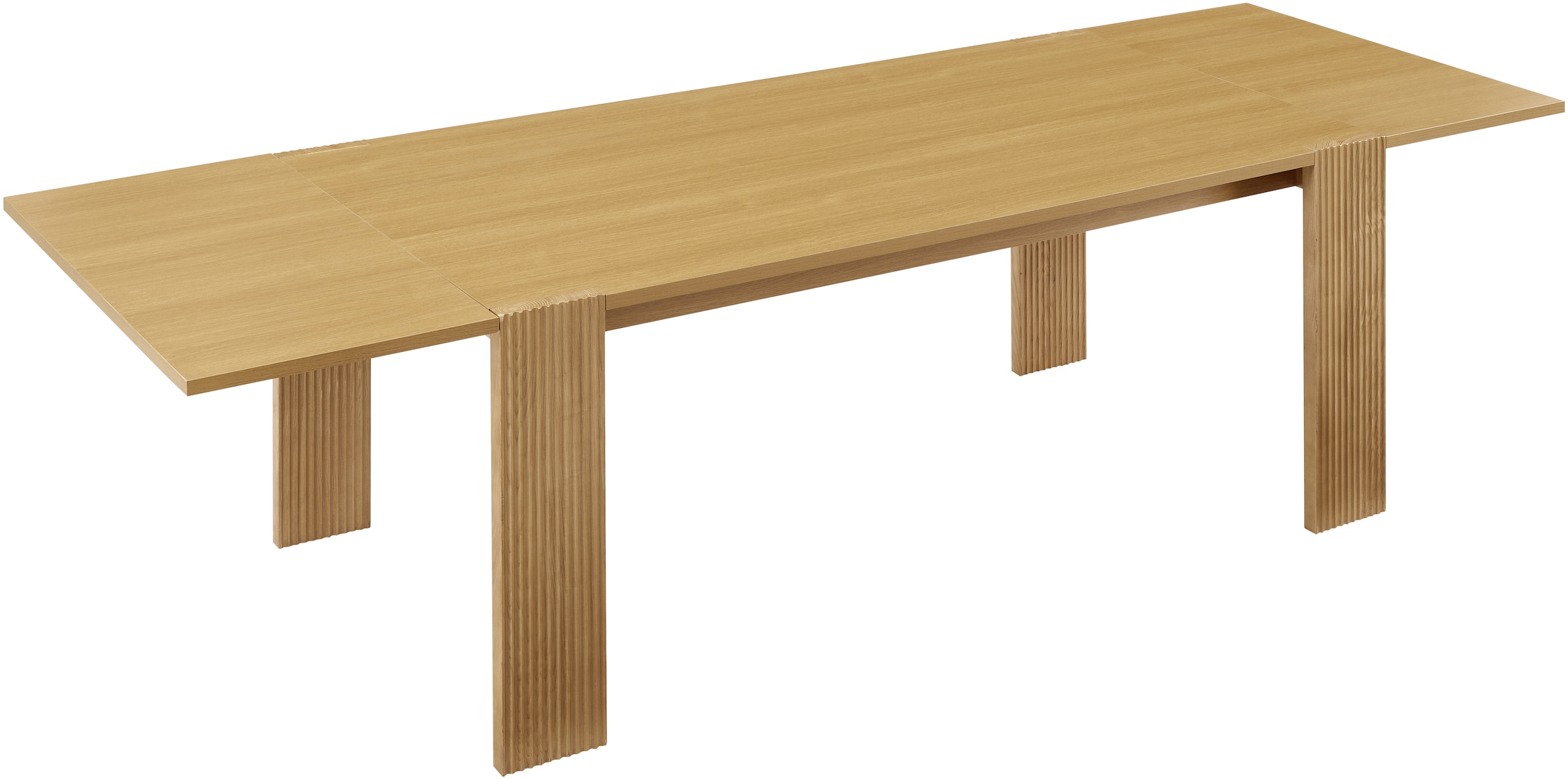 OTTO home Esstisch »Peregrin, verlängerbar von 180 - 270 cm« Melaminoberfläche, robustes Eschenholzgestell, Verlängerungsfunktion