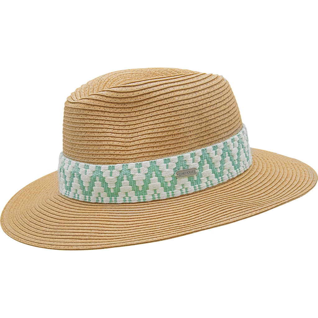 chillouts Sonnenhut »Videle Hat«, Gemustertes Hutband
