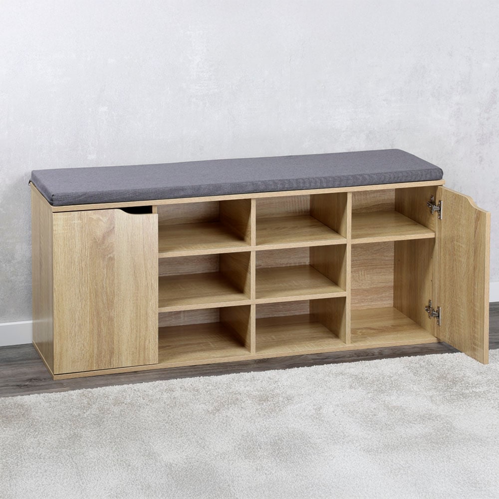 KESPER® Schuhschrank »Schuhschrank mit Sitzkissen, 2 Türen, FSC«