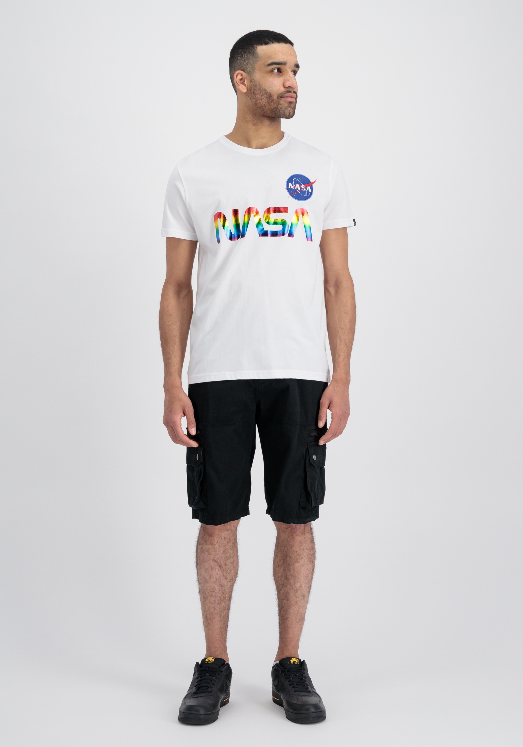 Alpha Industries T-Shirt »Alpha Industries Men - T-Shirts NASA Refl. T Metal«