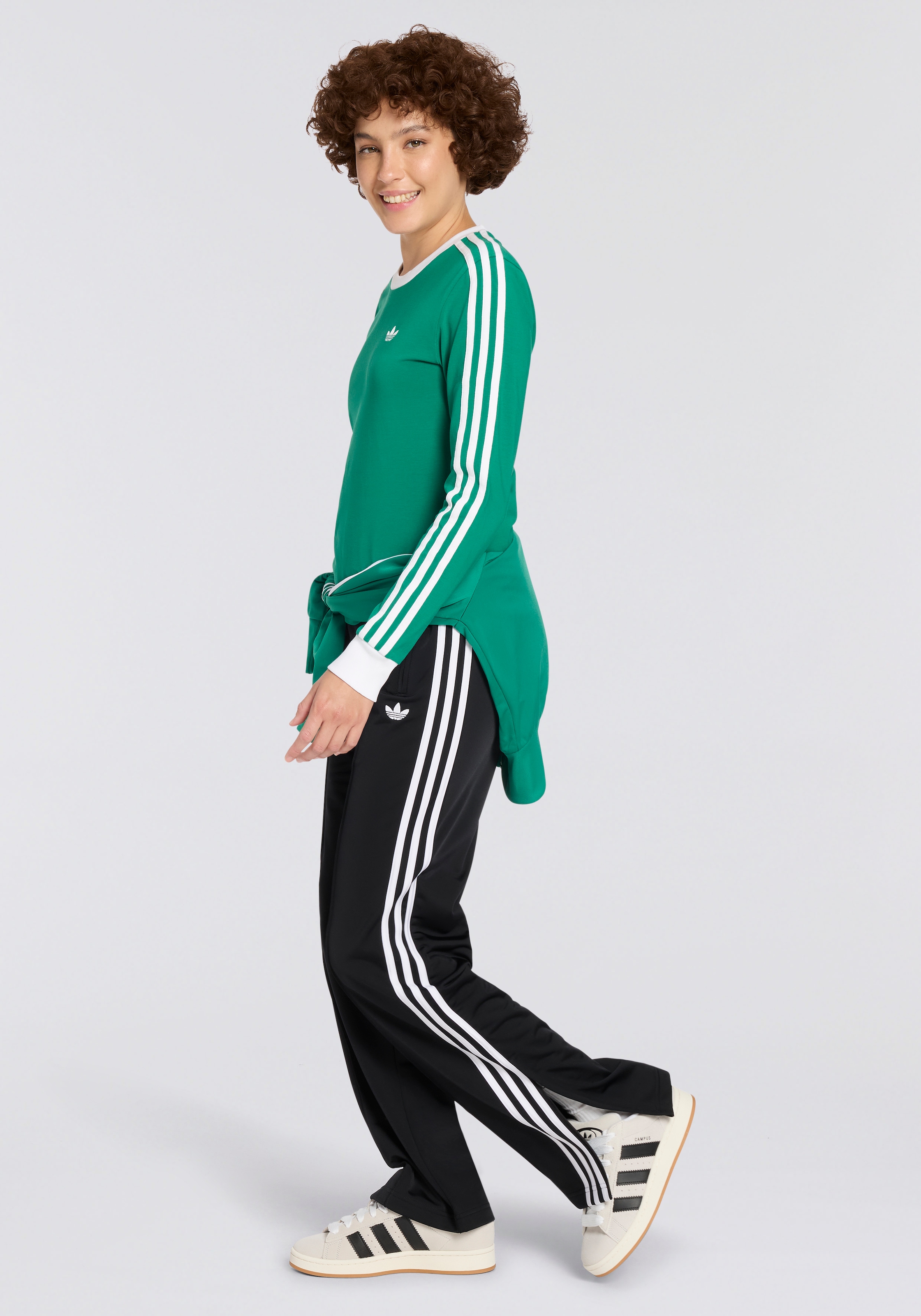 adidas Originals Langarmshirt »3-STREIFEN LANGÄRMLIGES, SCHMAL GESCHNITTEN«