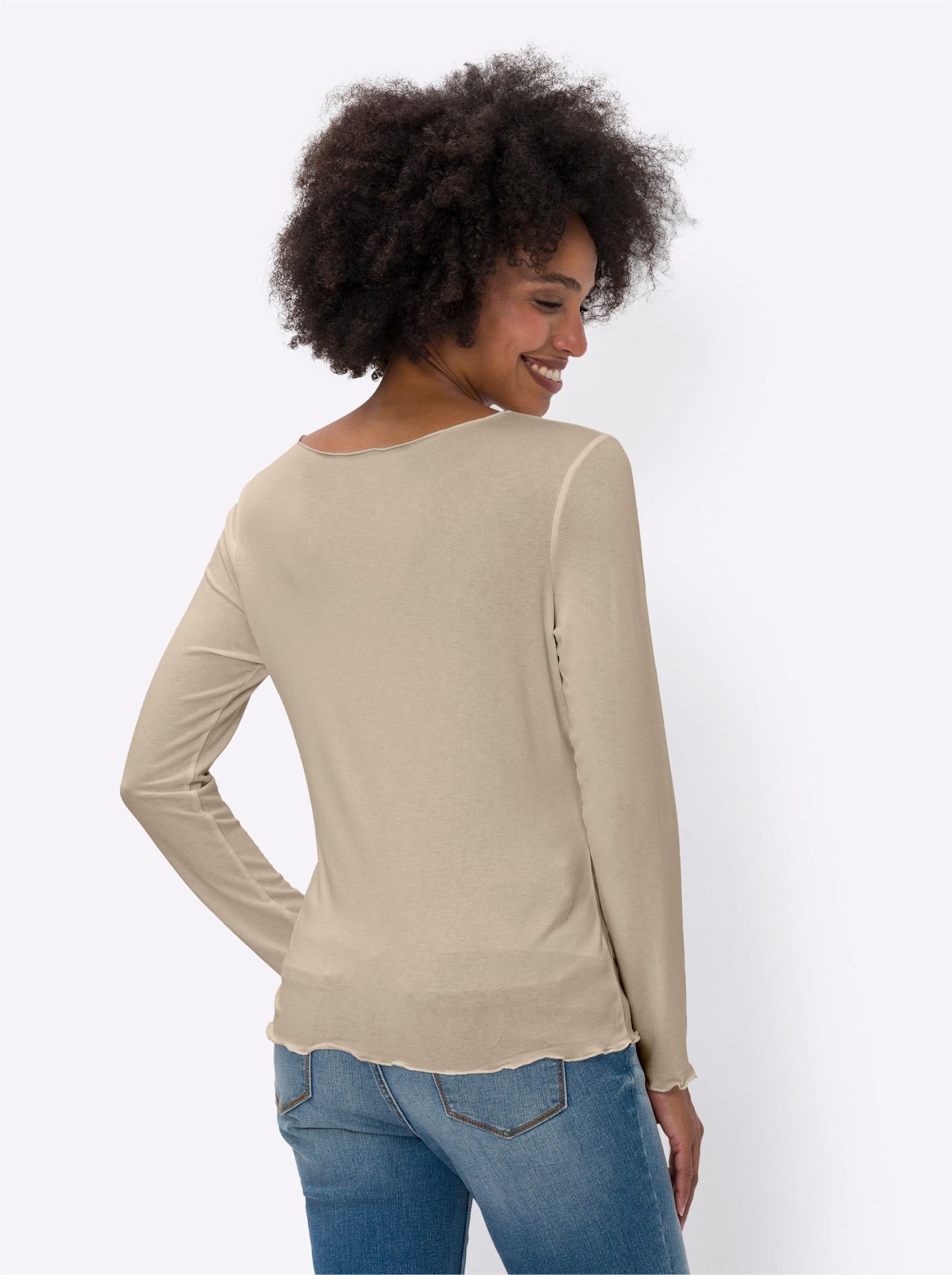 heine Langarmshirt »Doppelpack Shirts«, (2 tlg.)