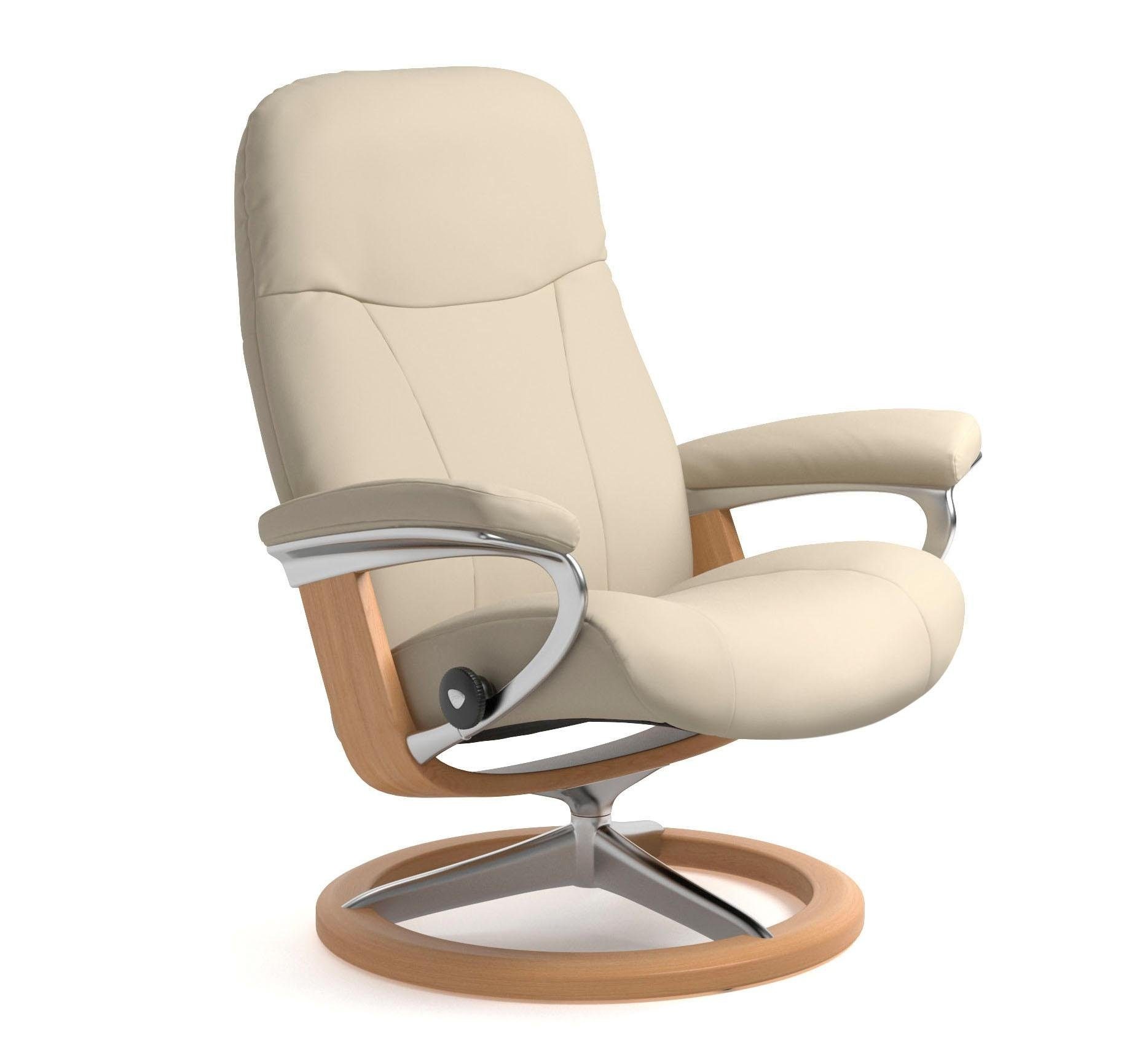 Stressless® Relaxsessel »Garda«, mit Signature Base, Größe L, Gestell Eichefarben