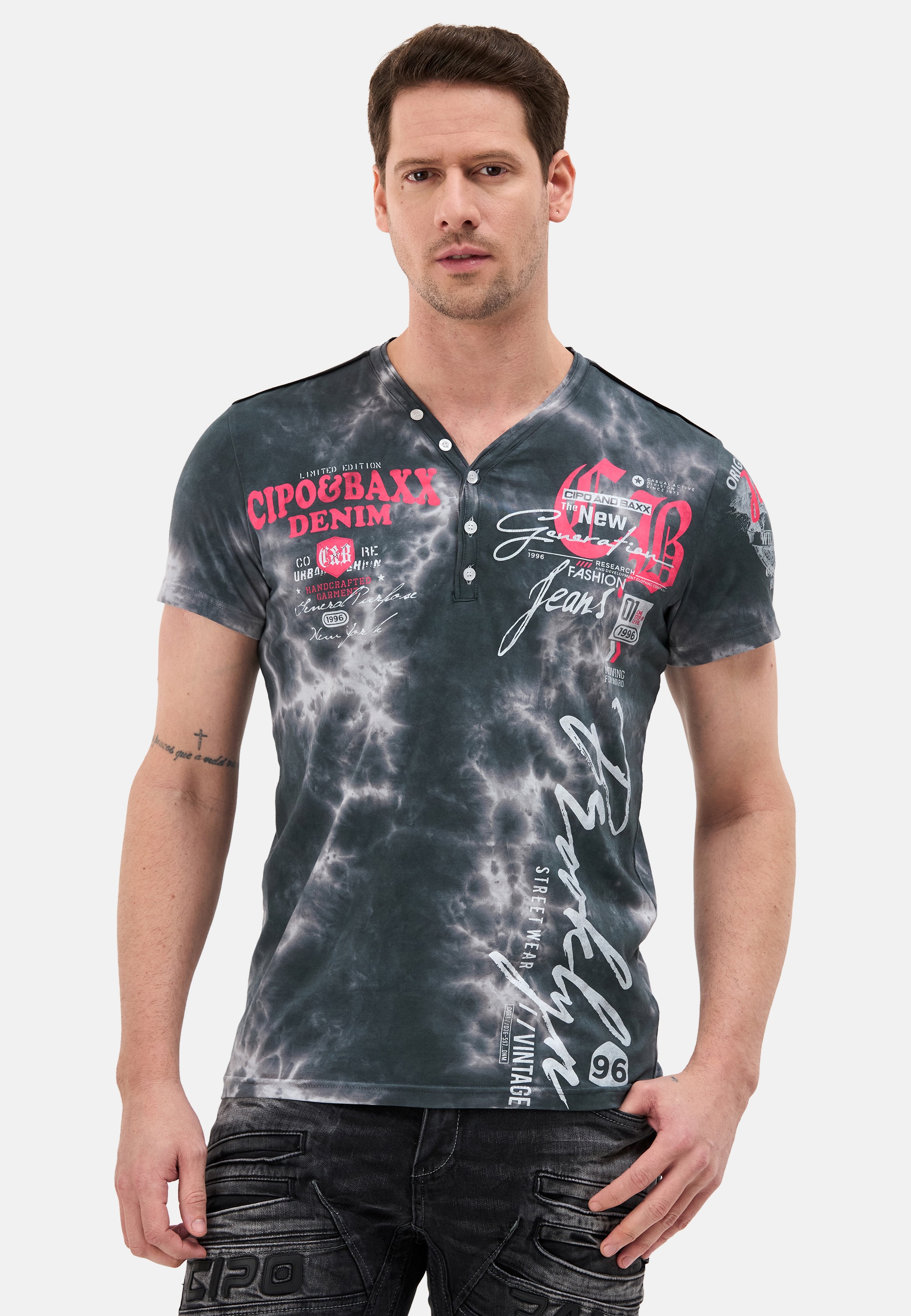 Cipo & Baxx Kurzarmshirt