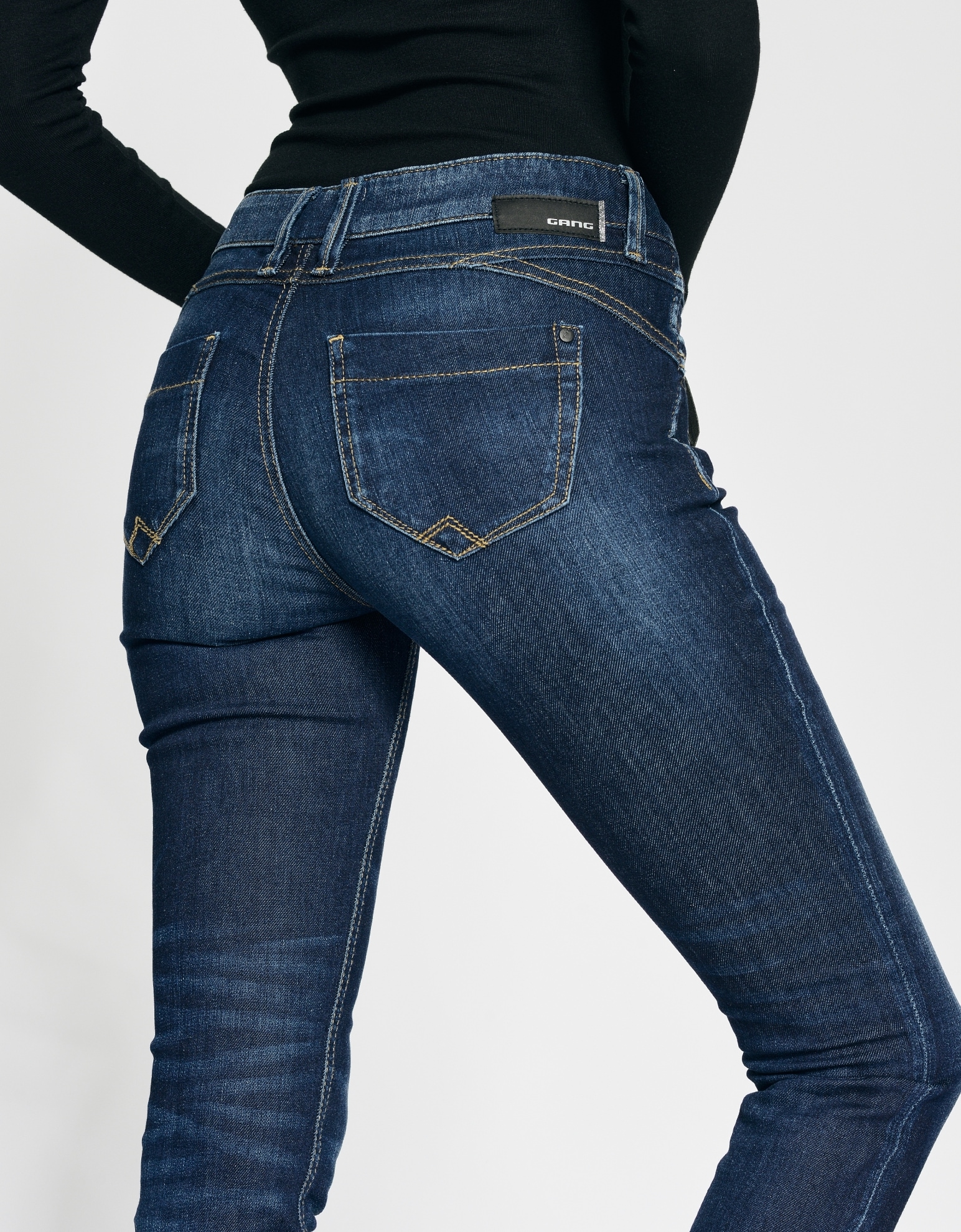 GANG Skinny-fit-Jeans »94NIKITA«, mit Zipper-Detail an der Coinpocket