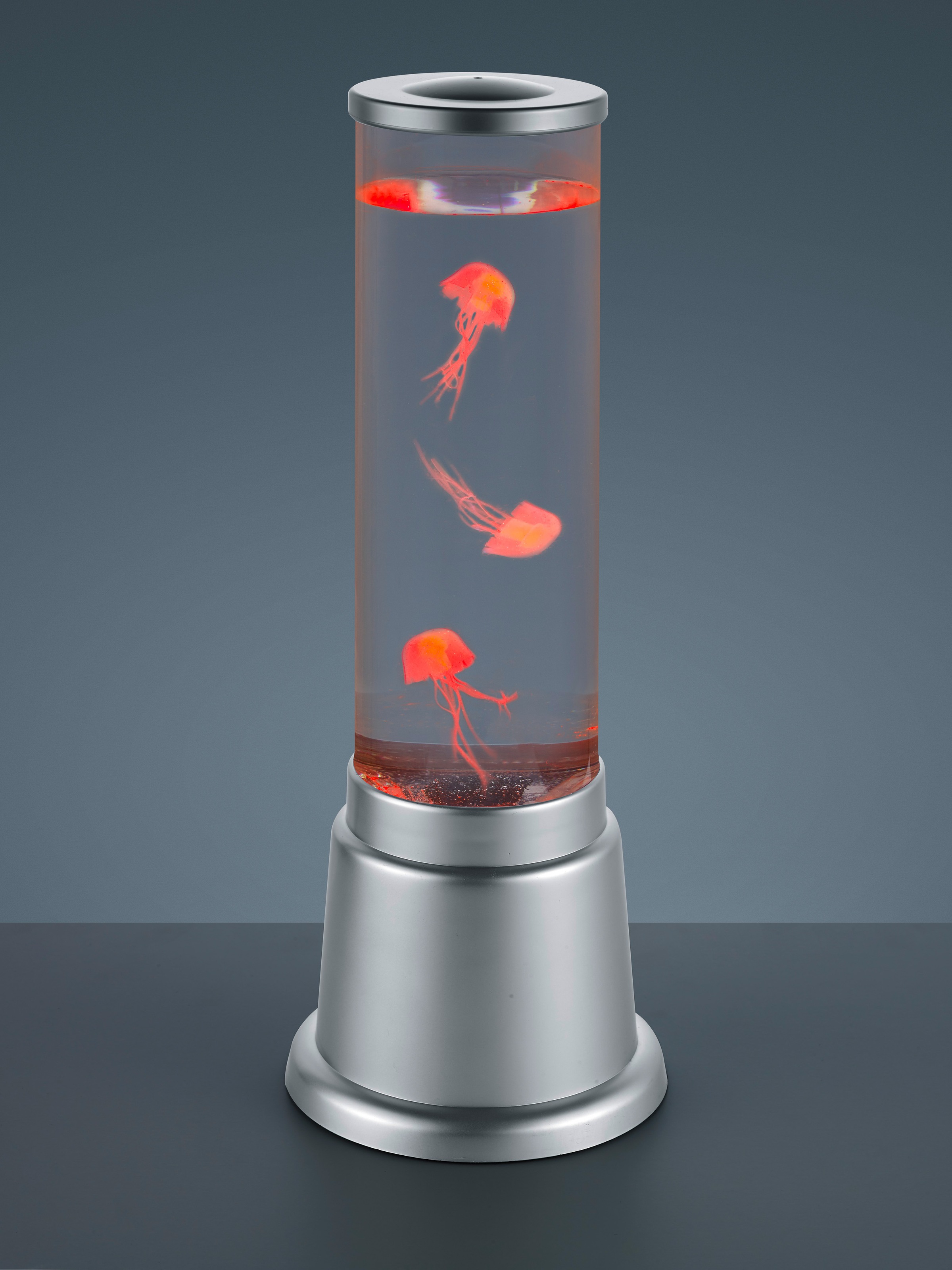 REALITY Leuchten LED Tischleuchte »Jelly«, 1 flammig, Leuchtmittel LED-Board | LED fest integriert, Wassersäule mit Deko Quallen, Dekoleuchte, RGB-Farbwechsler
