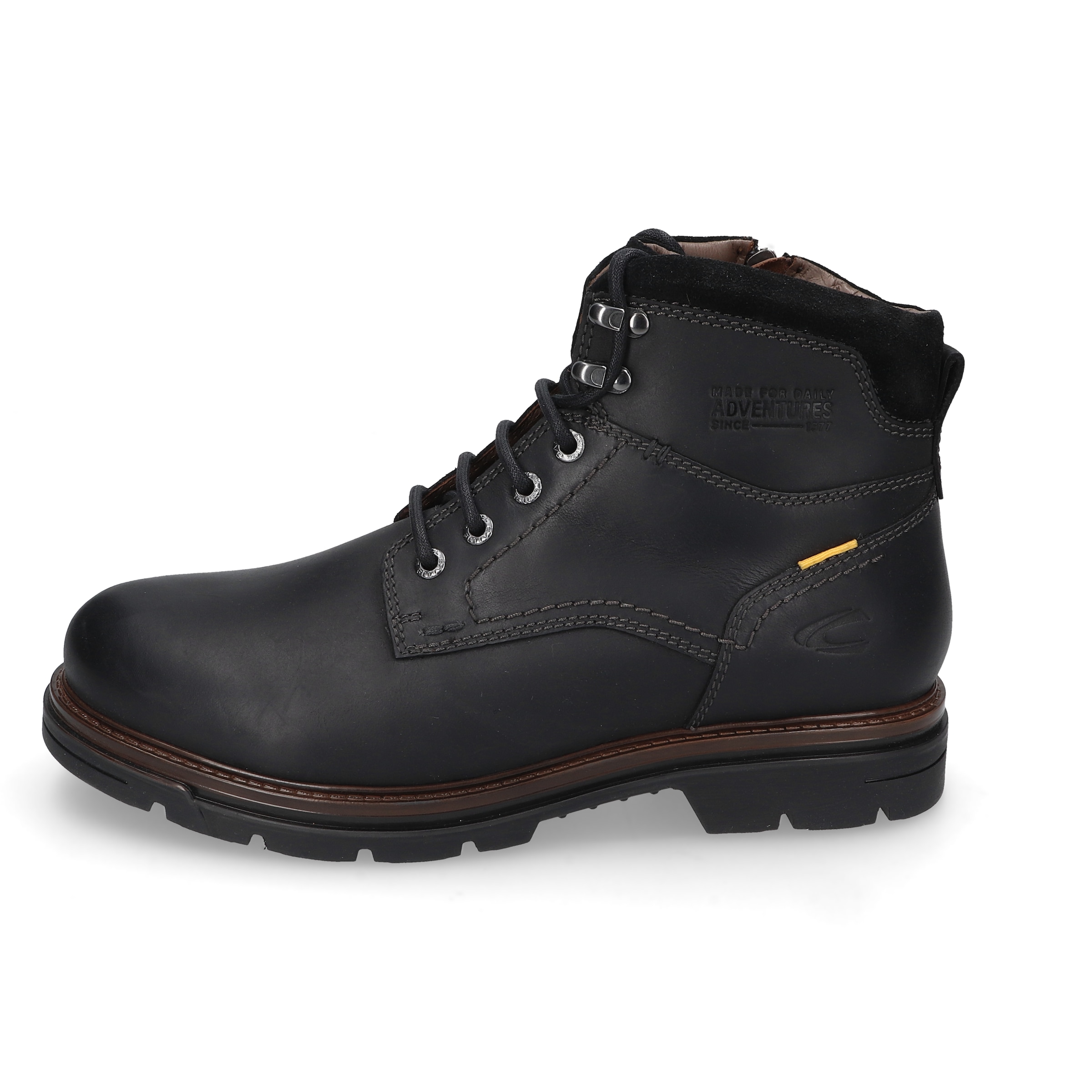 camel active Winterboots  Schnürstiefel mit Profilsohle und Warmfutter