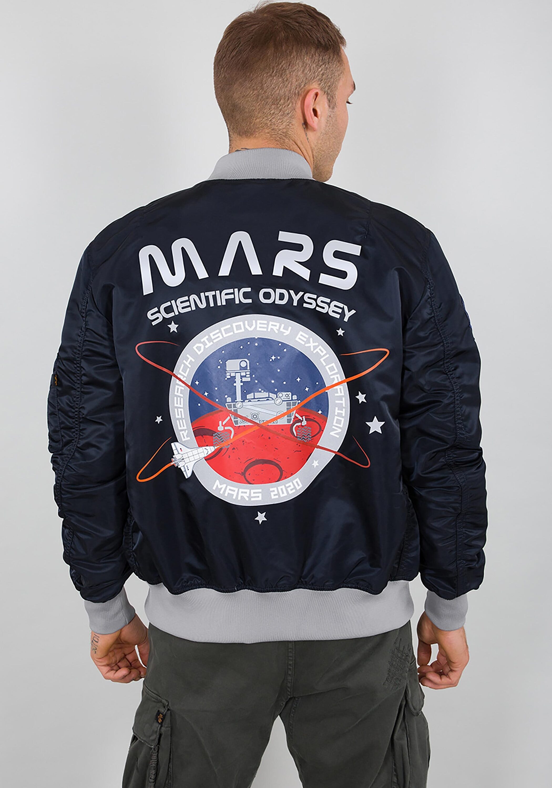 Alpha Industries Bomberjacke »Alpha Industries Men - Bomber Jackets MA-1 LW Mission To Mars«