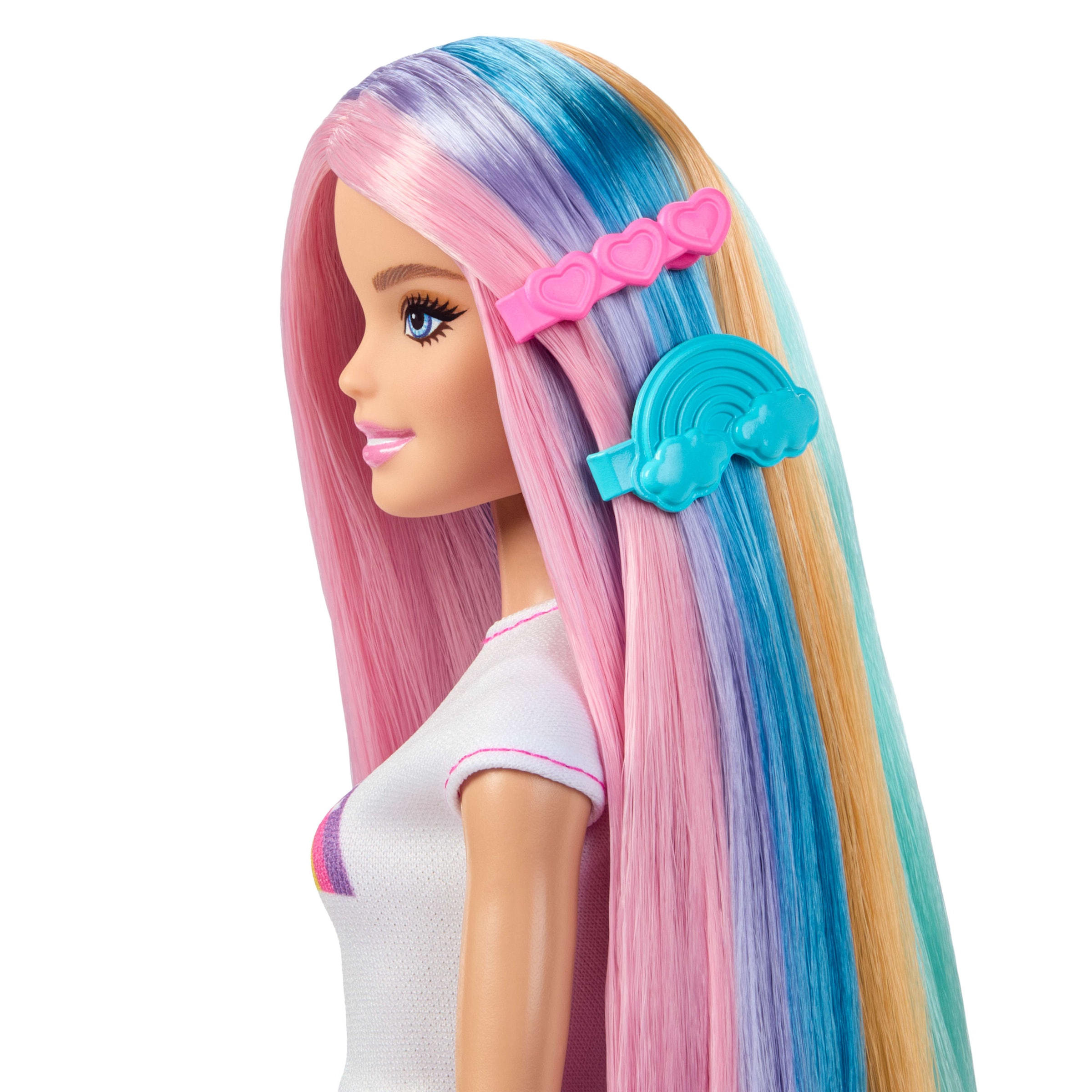 Barbie Anziehpuppe »Barbie Haarspiel Regenbogen Glitzer«