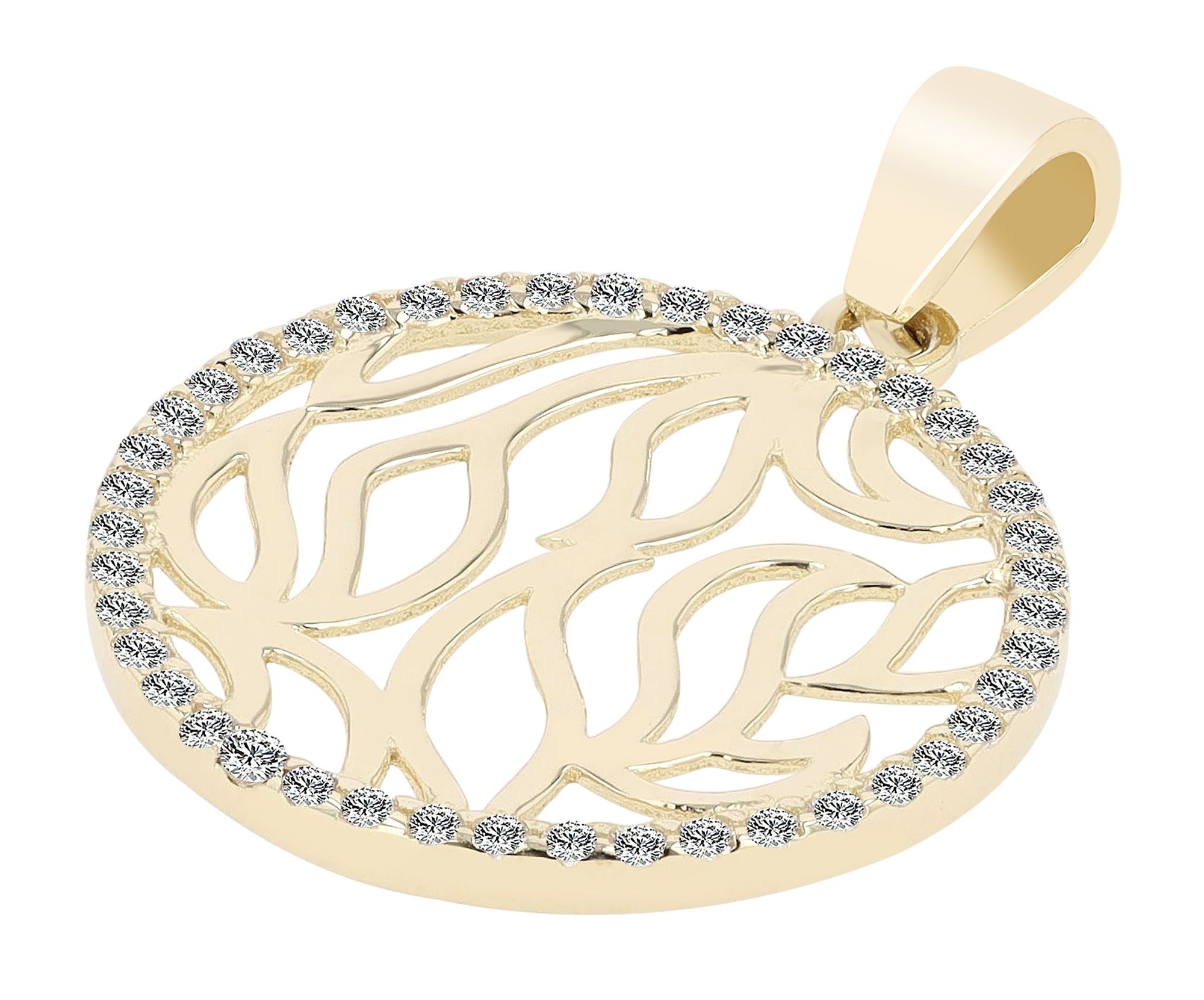 Adelia´s Kettenanhänger »Damen Anhänger aus 333 Gold mit Zirkonia«