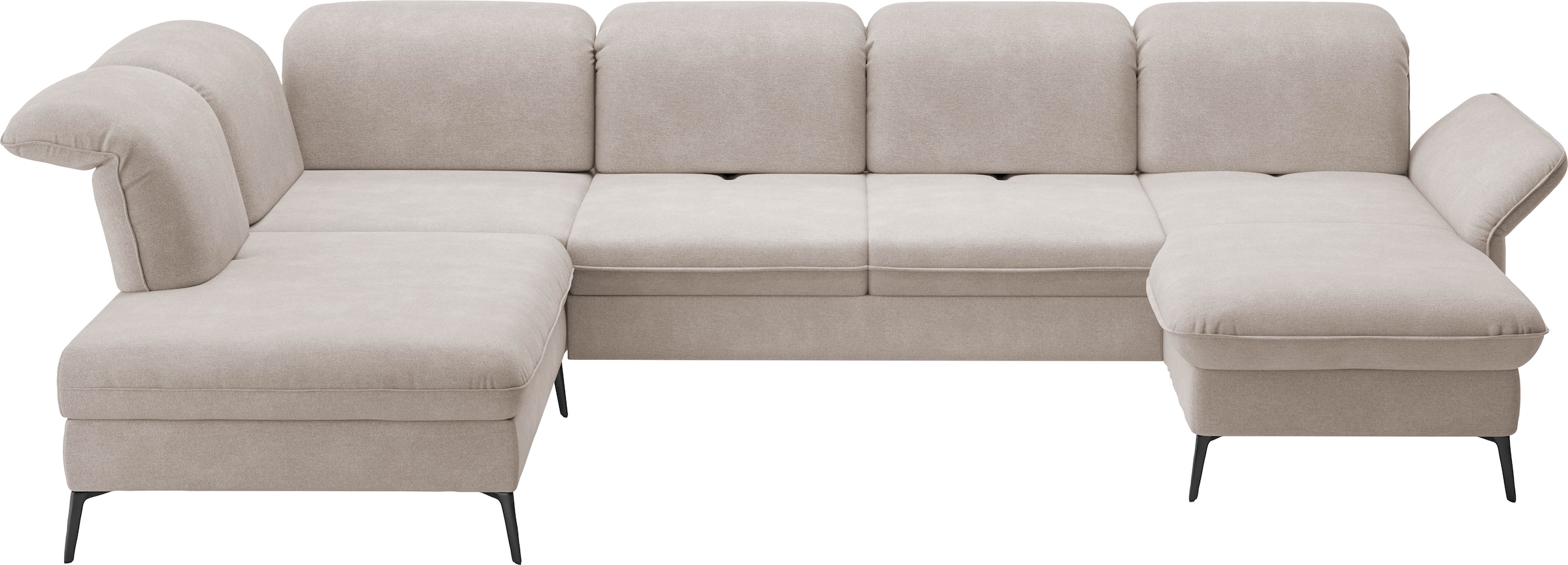 sit&more Wohnlandschaft »Emely«, mit Sitztiefenverstellung optional mit Bettfunktion und Bettkasten