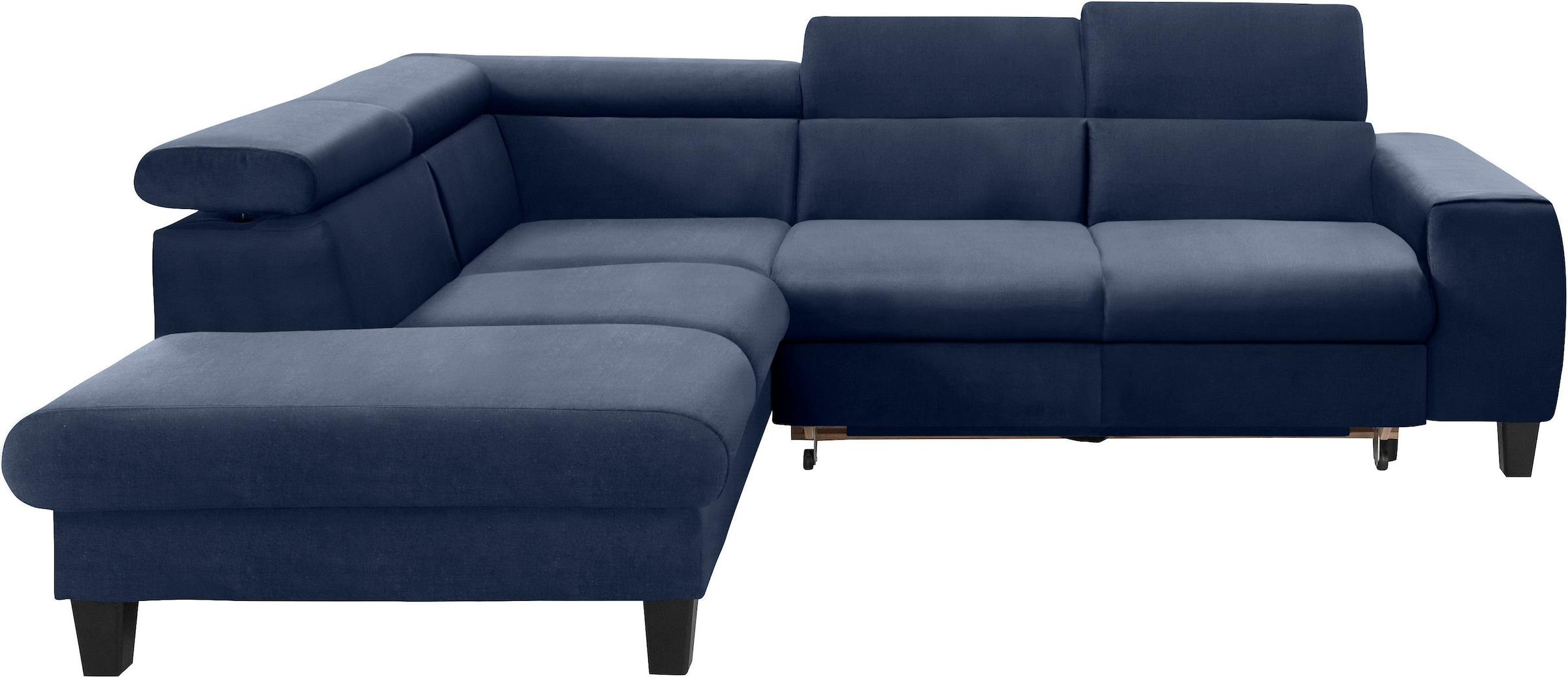 COTTA Polstergarnitur »Morven L-Form«, (Set), Set bestehend aus: Ecksofa mit Kopfteilverstellung & Hocker