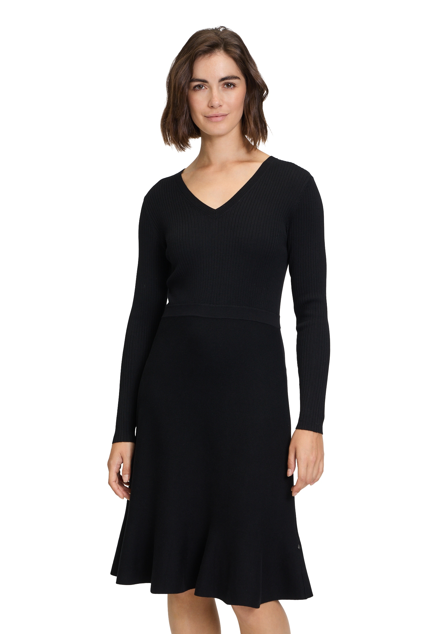 Vera Mont Strickkleid »Strickkleid mit V-Ausschnitt«