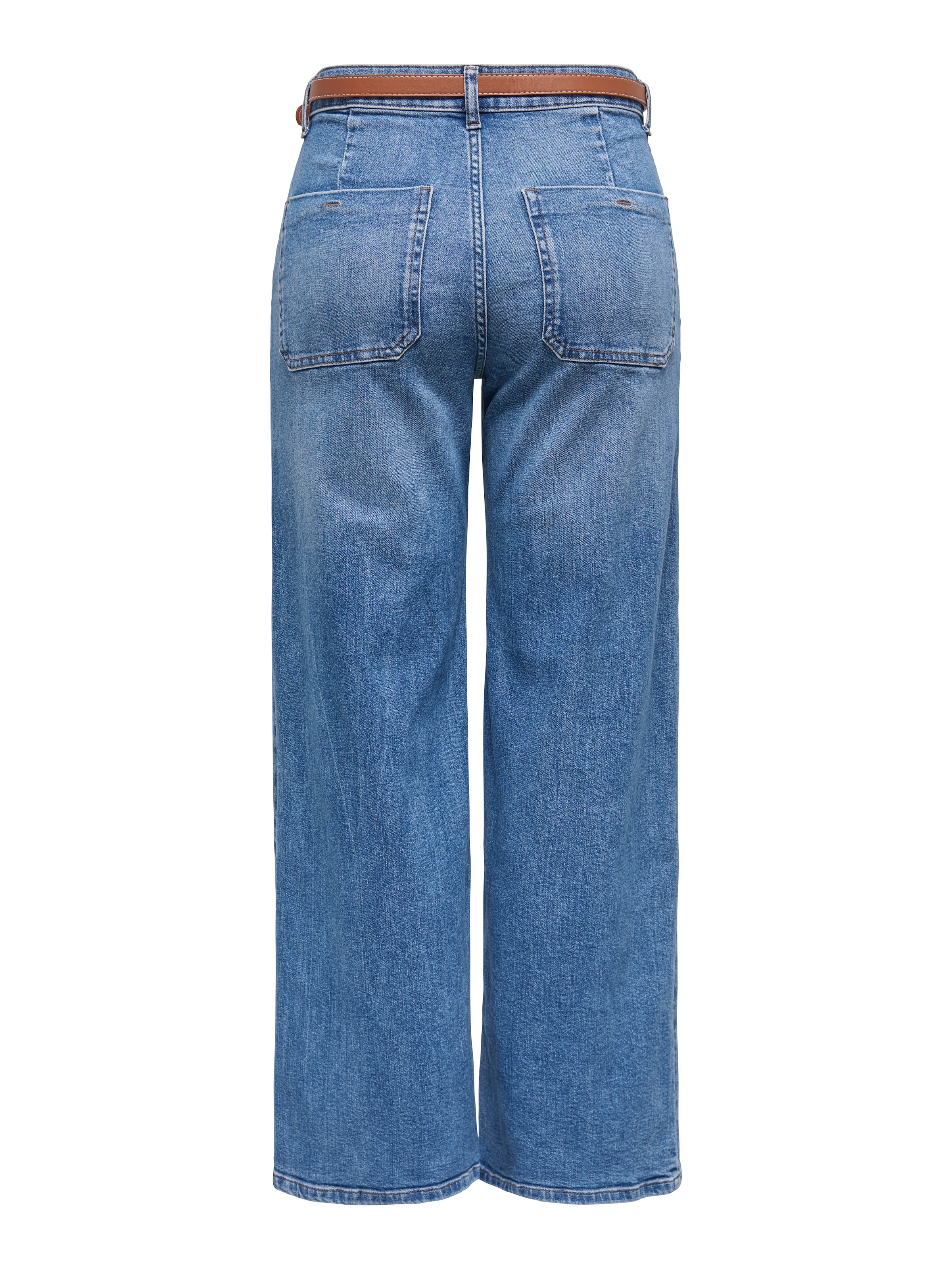ONLY High-waist-Jeans »ONLMADISON HW WIDE BELT DNM TAI635« Baumwollmischung