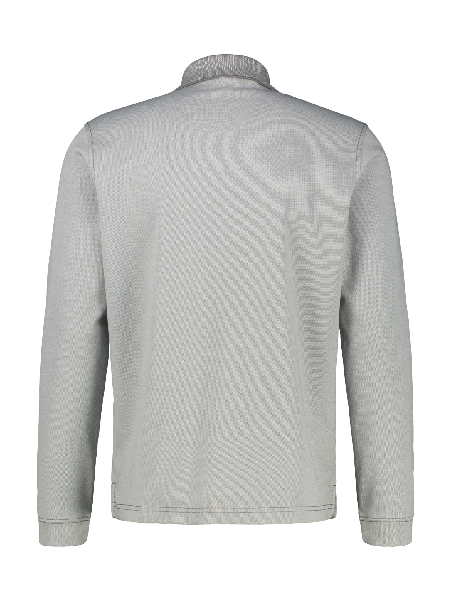 LERROS Langarm-Poloshirt mit Brusttasche und Logo-Badge