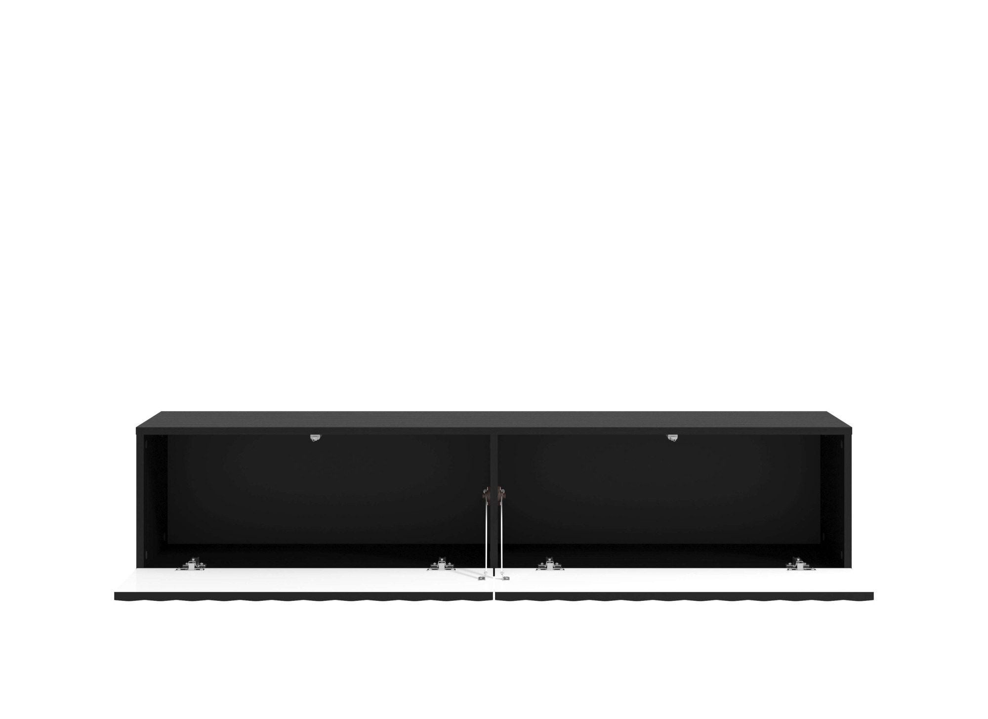 INOSIGN Lowboard »Antibes TV-Lowboard, Breite 192/154/128 cm, TV-Schrank«, TV-Kommode, 3D-Fronten, Push-To-Open-Funktion, Wandmonatage