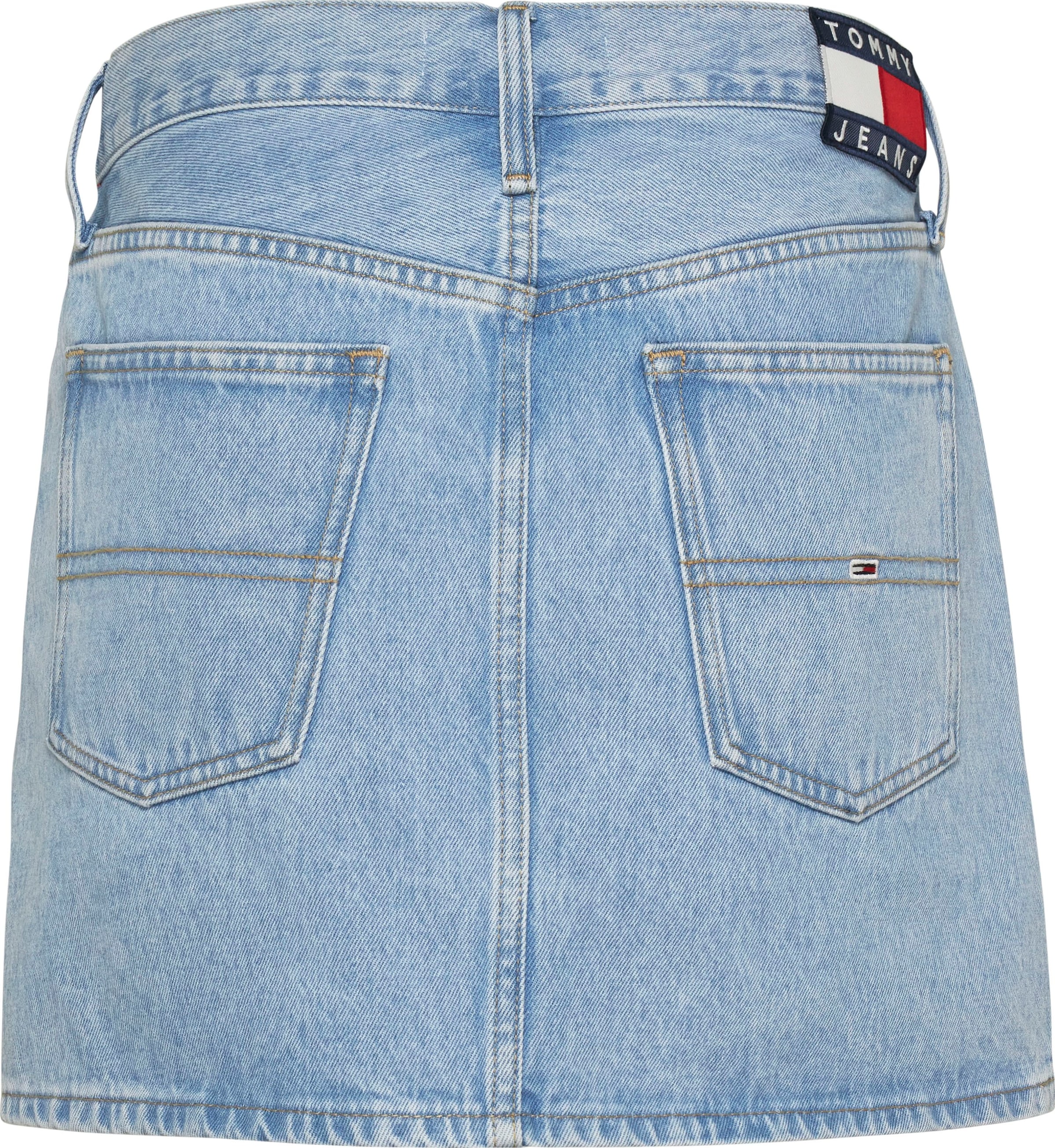 Tommy Jeans Jeansrock »IZZIE bei DENIM SKIRT Jeans Logo-Badge MINI BG4015«, online OTTO Tommy mit bestellen