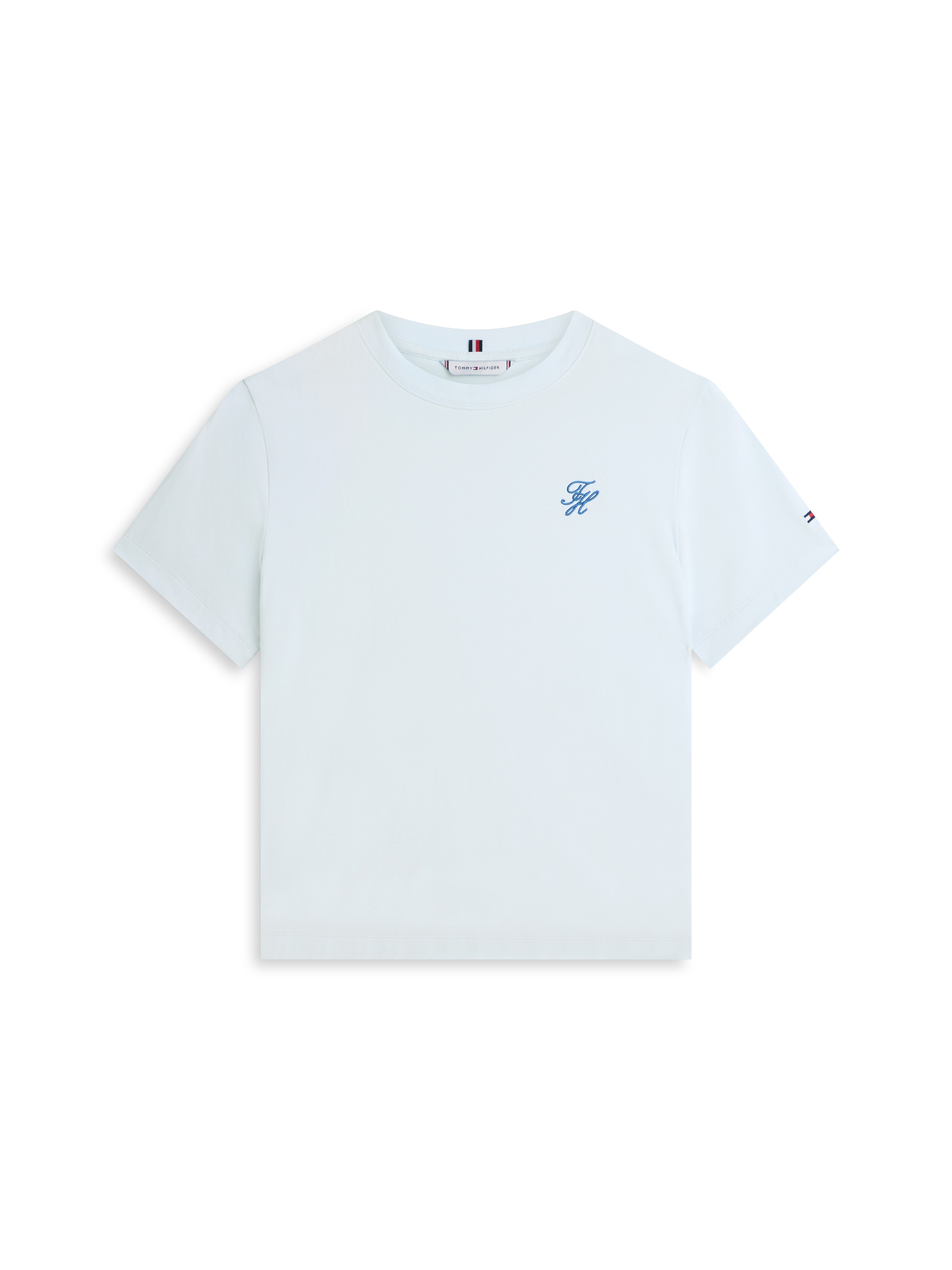 Tommy Hilfiger Kurzarmshirt »TH SCRIPT REGULAR C-NECK SHORT SLEEVE TEE«