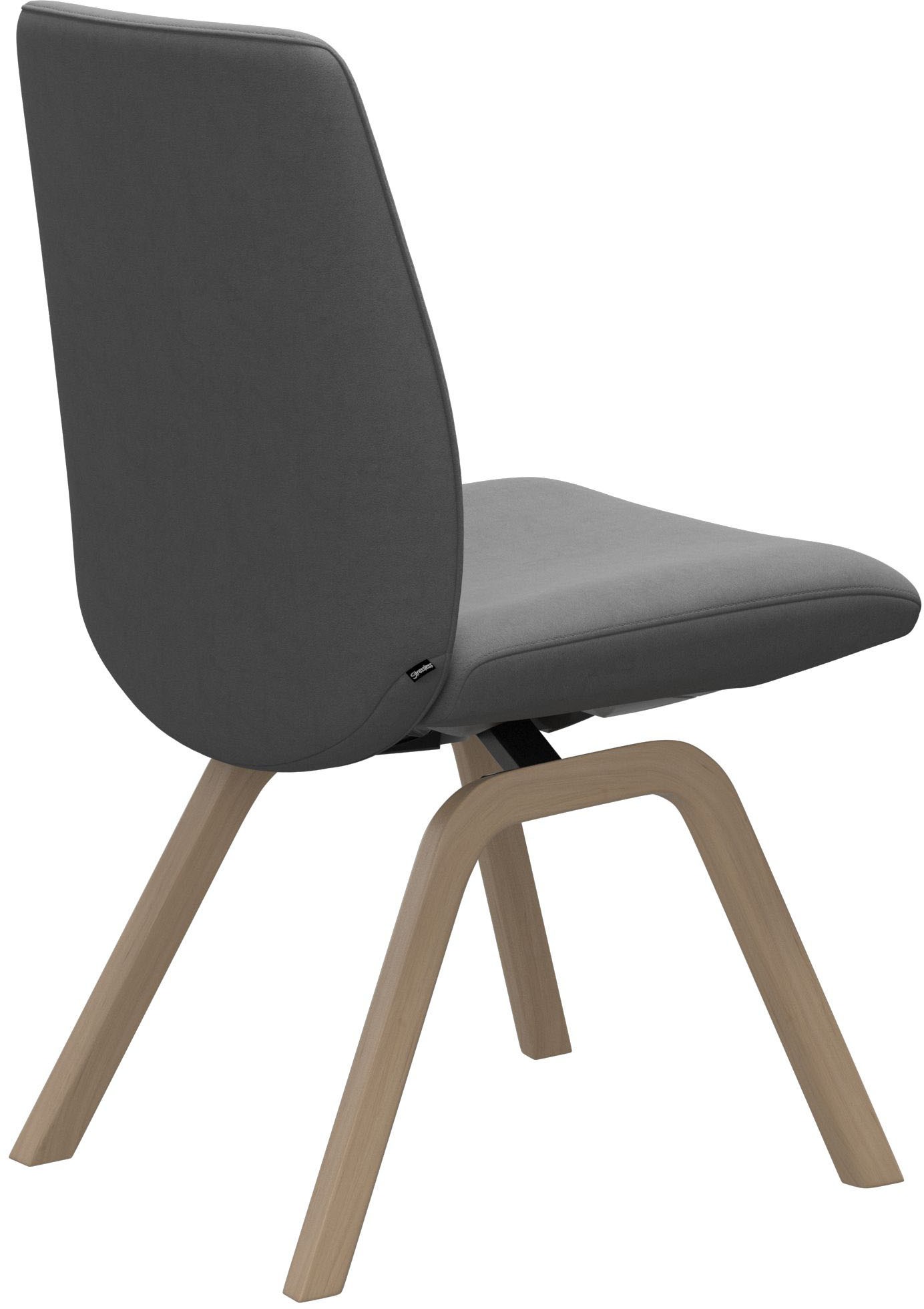 Stressless® Polsterstuhl »Laurel«, Microfaser DINAMICA, Low Back, Größe L, mit schräggestellten Beinen in Eiche natur