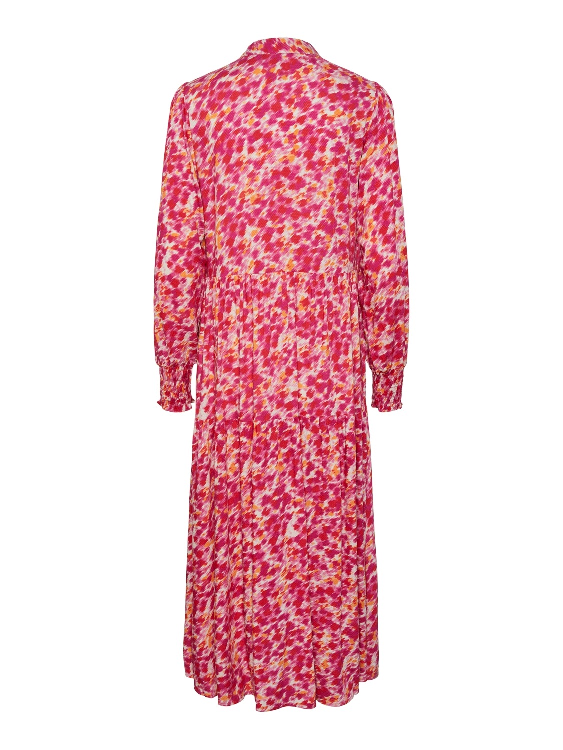 Y.A.S Maxikleid »YASALIRA LS LONG SHIRT DRESS S. NOOS«, mit Volant