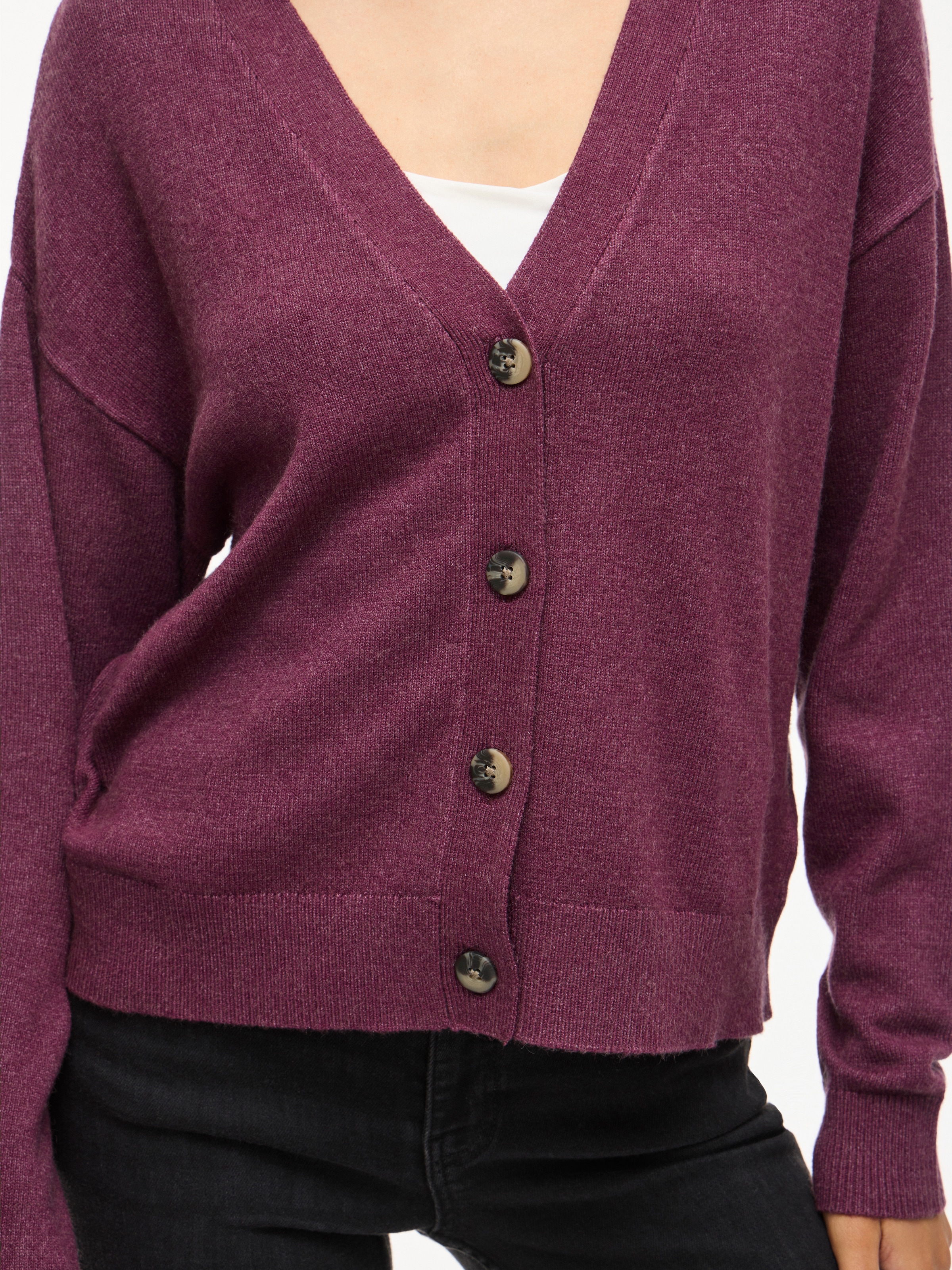 Vila Strickjacke »VIRIL V-NECK KNIT CARDIGAN - NOOS«