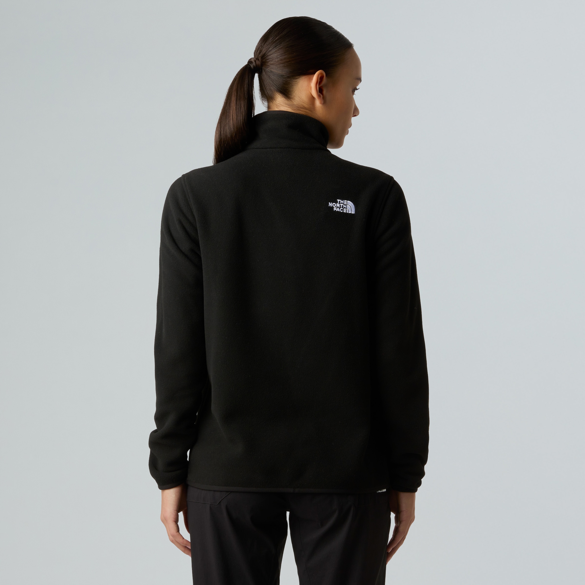 The North Face Fleecepullover »W GLACIER FLEECE 1/4 ZIP JACKET«, Halfzip aus Polyester, mit 1/4 Reißverschluss
