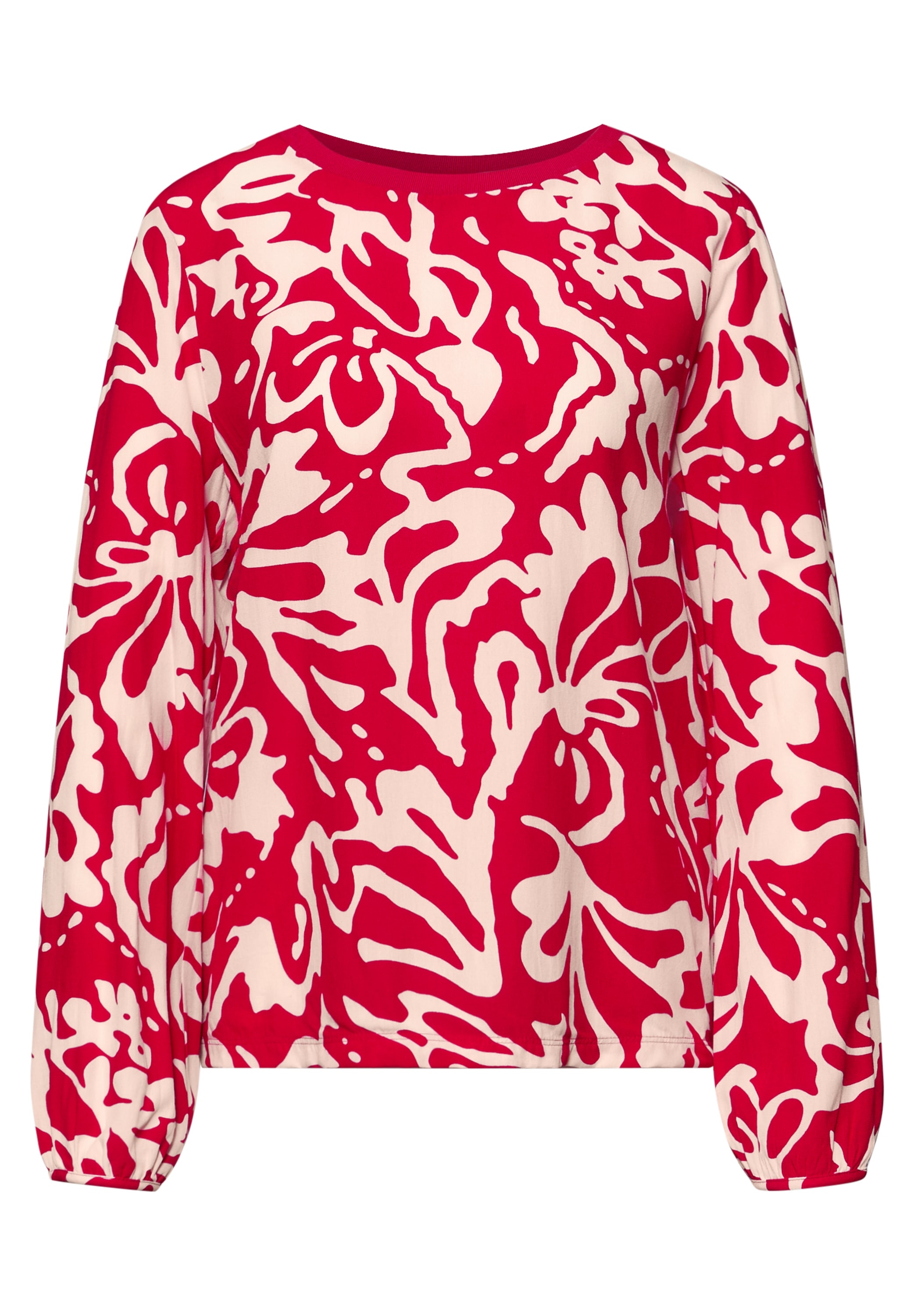 STREET ONE Langarmshirt mit floralem Muster