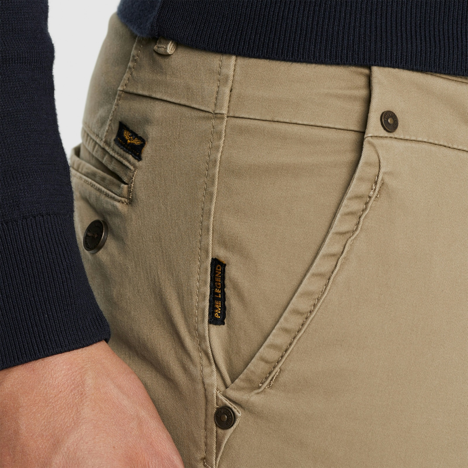 PME LEGEND Chinohose »TWIN WASP CHINO LEFT HAND STRETCH TWILL«  mit Taschen