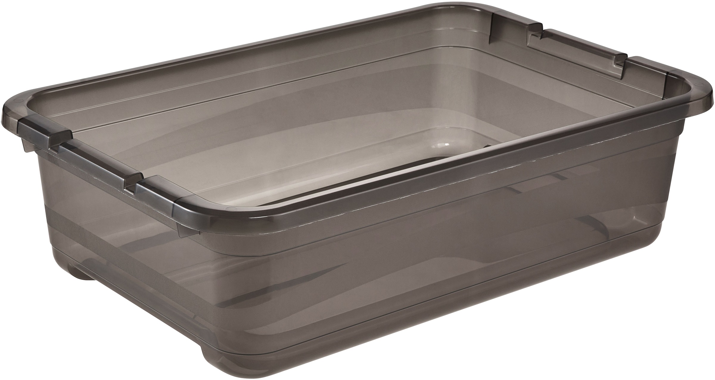 keeeper Aufbewahrungsbox »Cornelia, 2er Set, 28 L, 59 x 39 x 19,5 cm« durch Clips verschließbar, Griffe am Boden