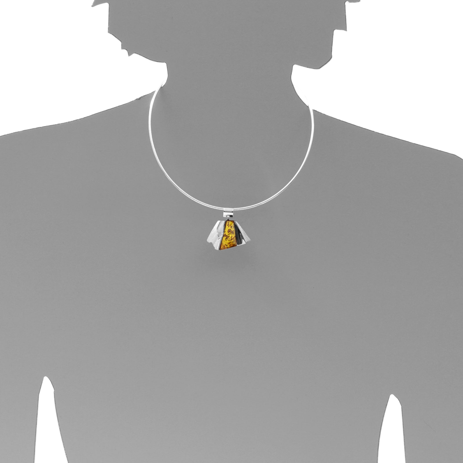 OSTSEE-SCHMUCK Kette mit Anhänger »- Mette - Silber 925/000 - Bernstein«