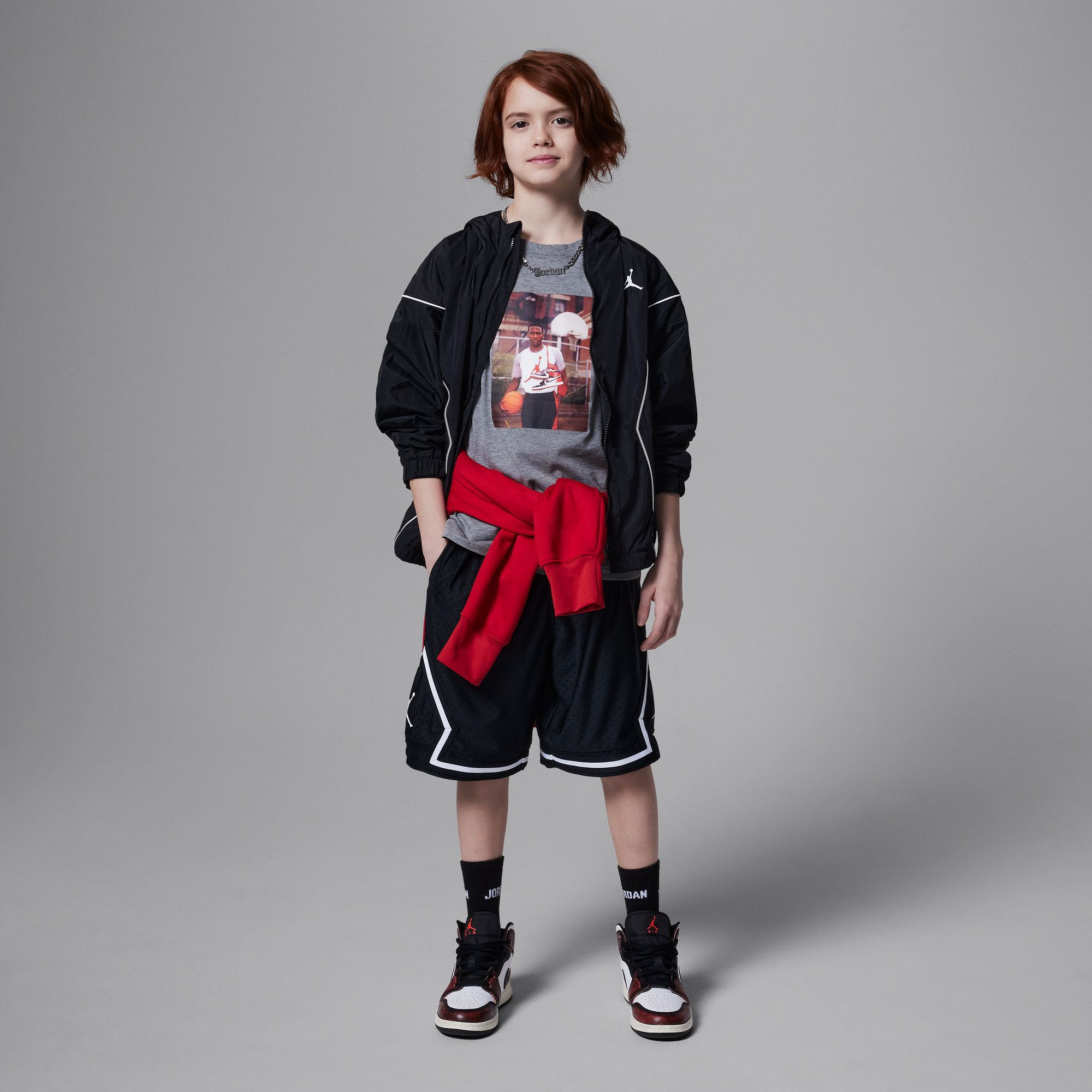 Jordan Windbreaker »JDB ESS DRAFT JACKET« für Kinder, aus Nylon, in den Größen S bis XL