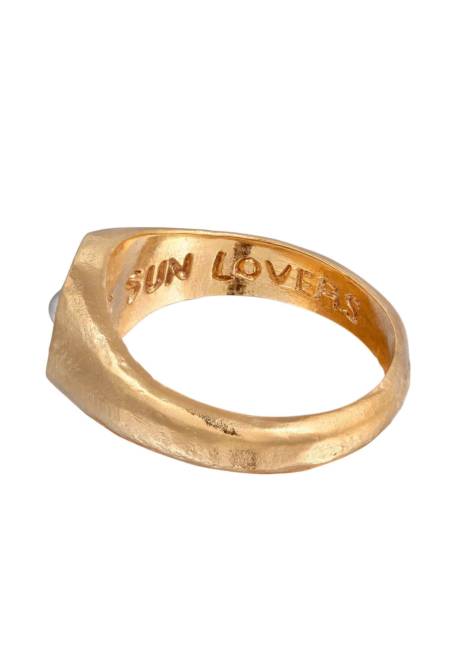 HAZE & GLORY Siegelring »Ring Siegelring - Sun Lover 925 Silber«
