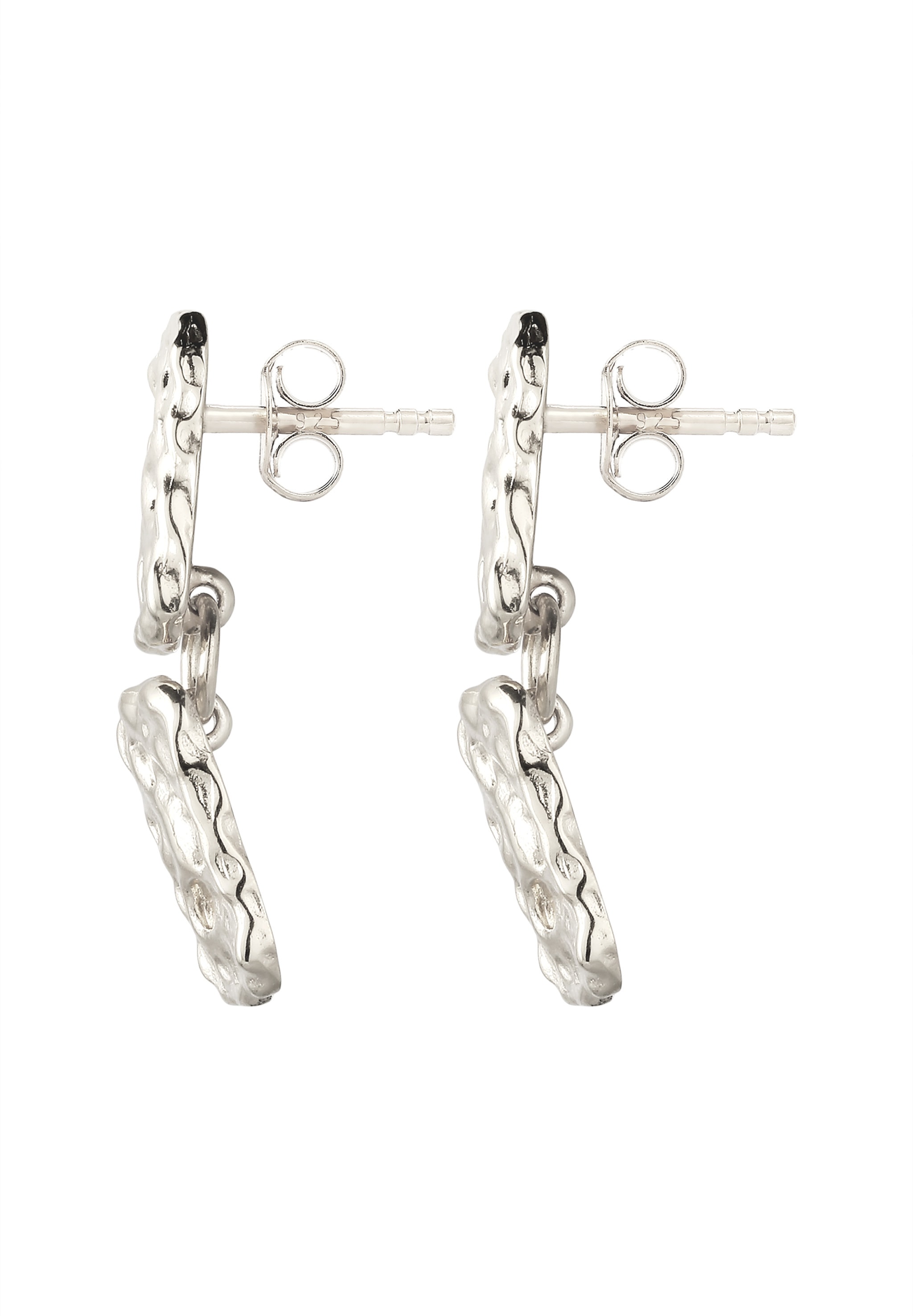 Elli Paar Ohrstecker »Ohrringe Ohrstecker Rechteck 925 Sterling Silber«