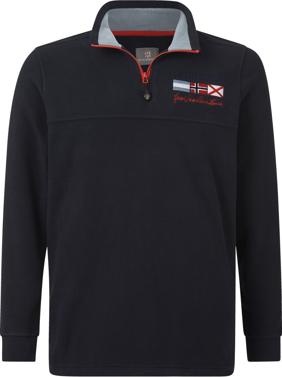 Jan Vanderstorm Fleecepullover »Fleece-Sweatshirt SIETSE«