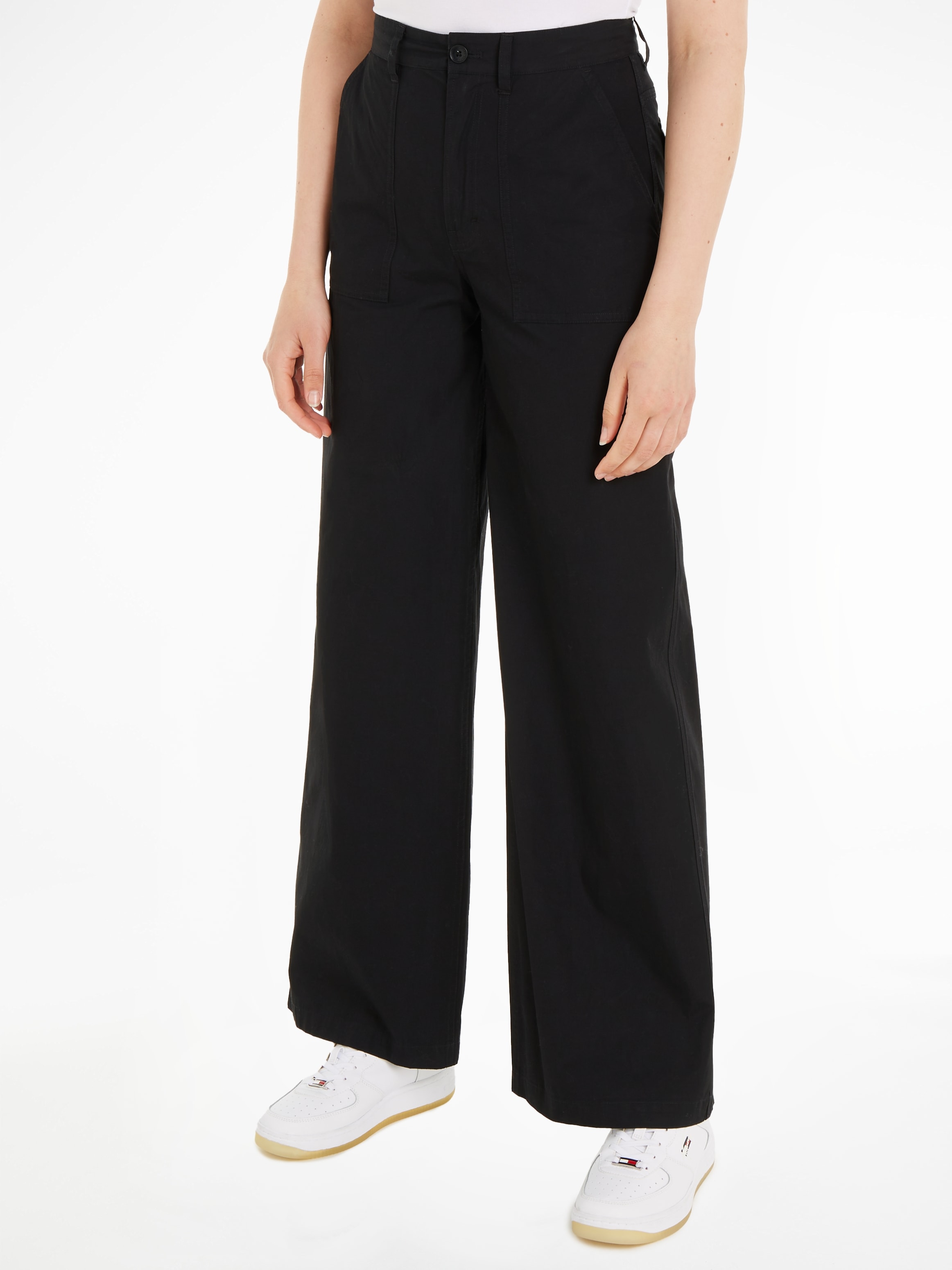 Cargohose »TJW CLAIRE HR WIDE CARGO PANT«, mit Logopatch