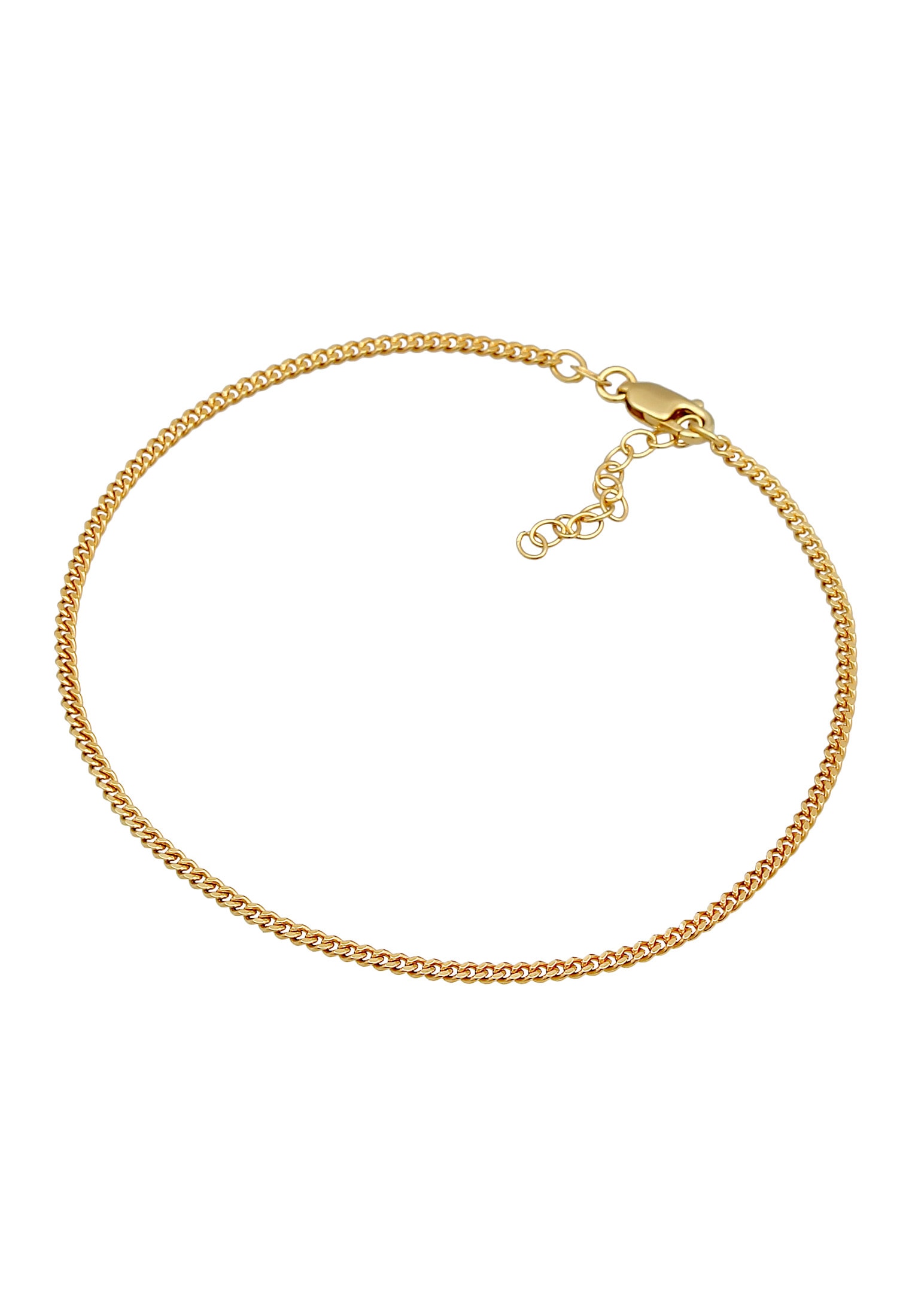 Elli Fußkette »Fußschmuck Panzer Kette Basic Zeitlos 925 Silber«