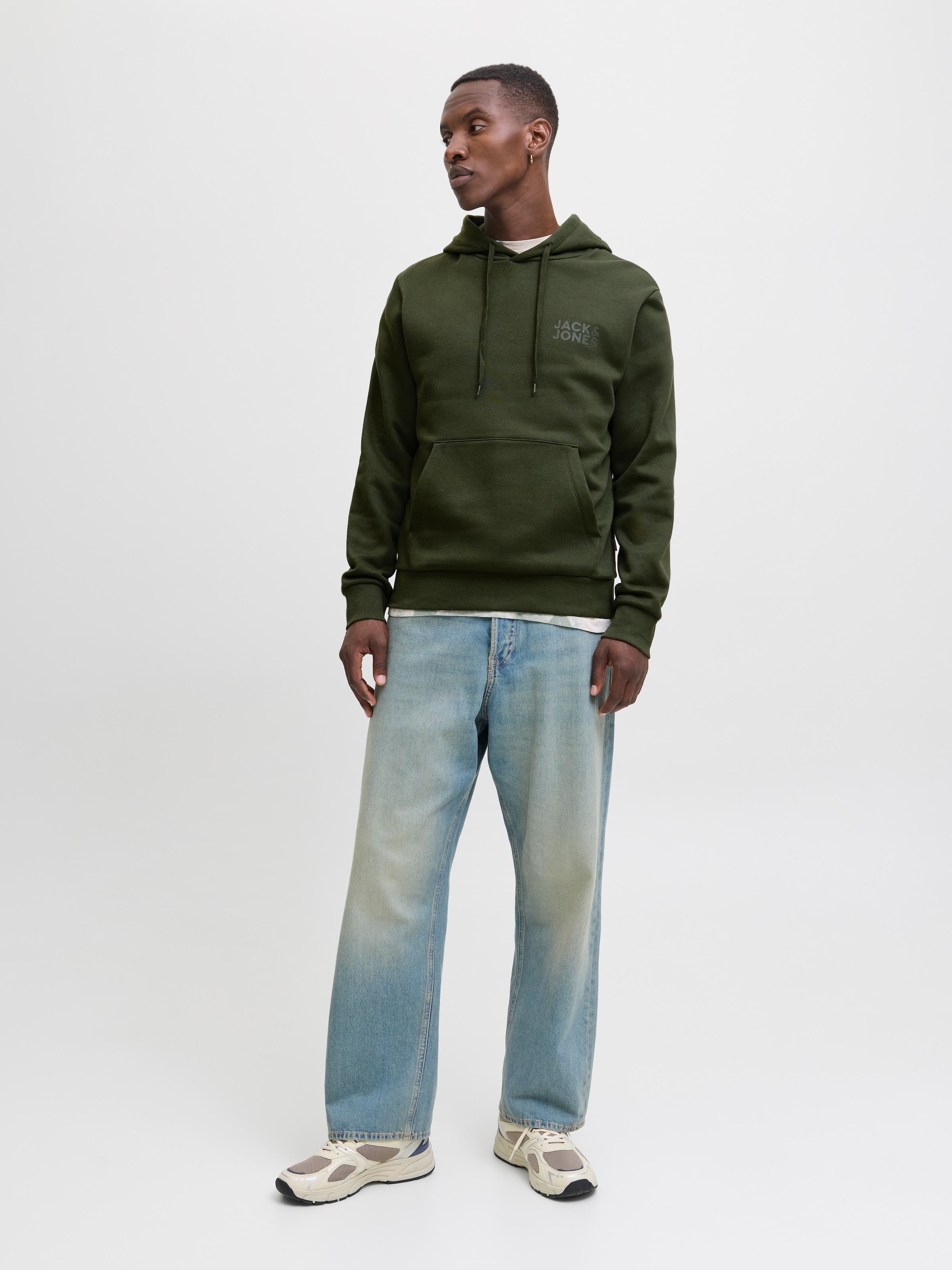 Jack & Jones Kapuzensweatshirt »JJECORP LOGO SWEAT HOOD NOOS«, mit Logo Print