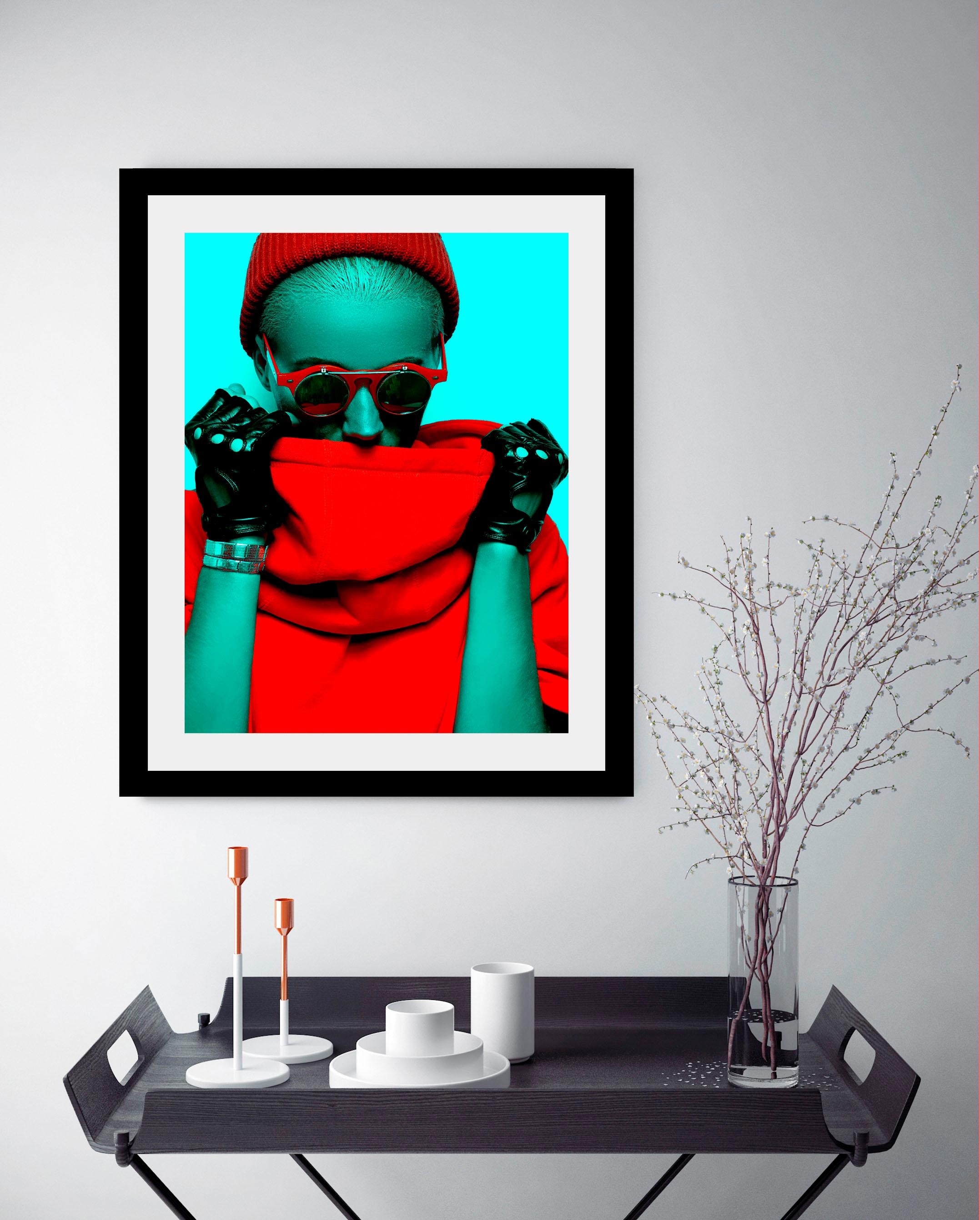 queence Bild »Frau«, Foto-Kunst-Frau-Bilder von Frauen, HD Premium Poster-Druck inkl. Holzrahmen