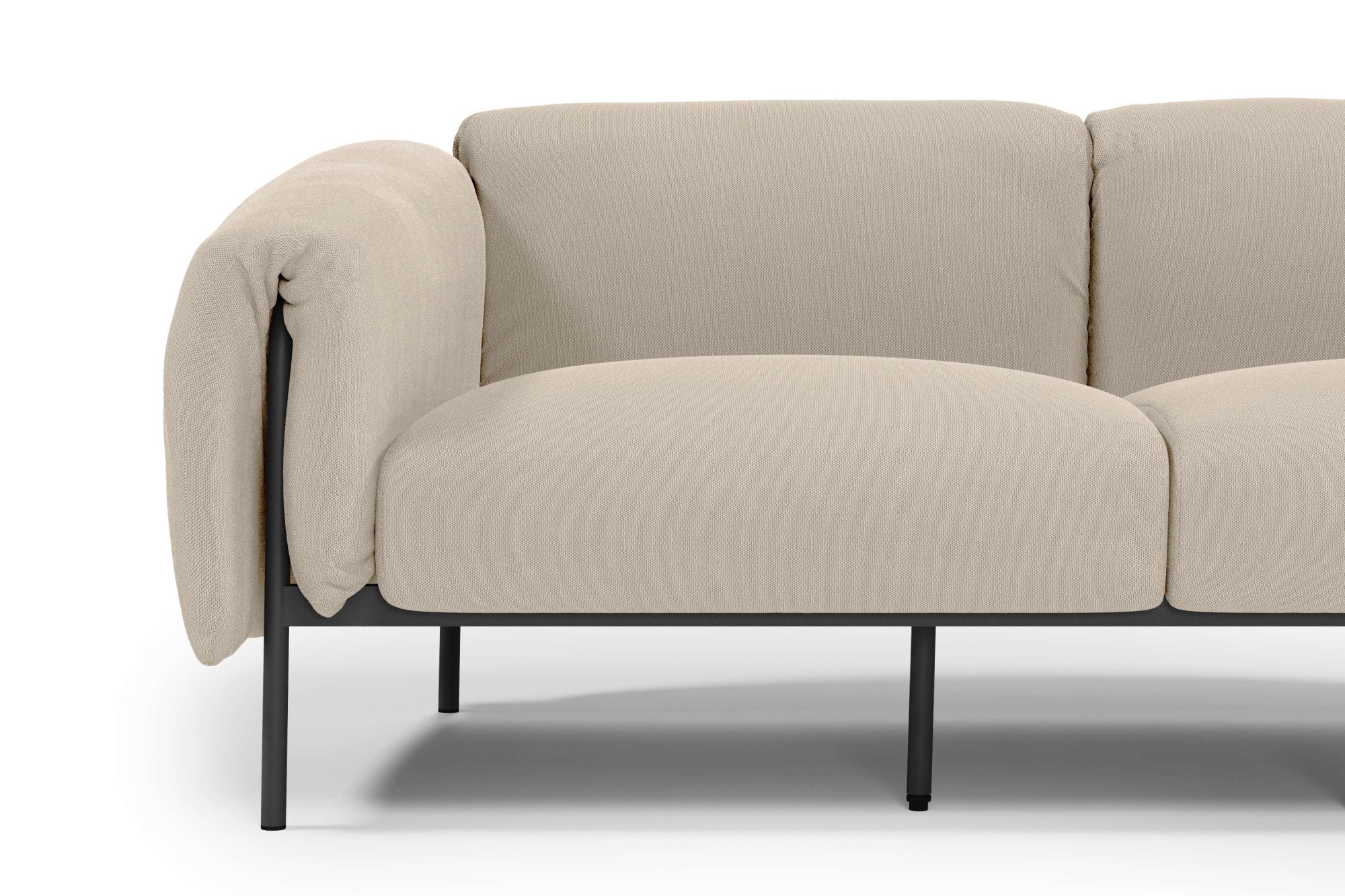 andas 2-Sitzer »Lumi« Outdoor Gartensofa, wetterfeste Materialien, Breite 186 cm