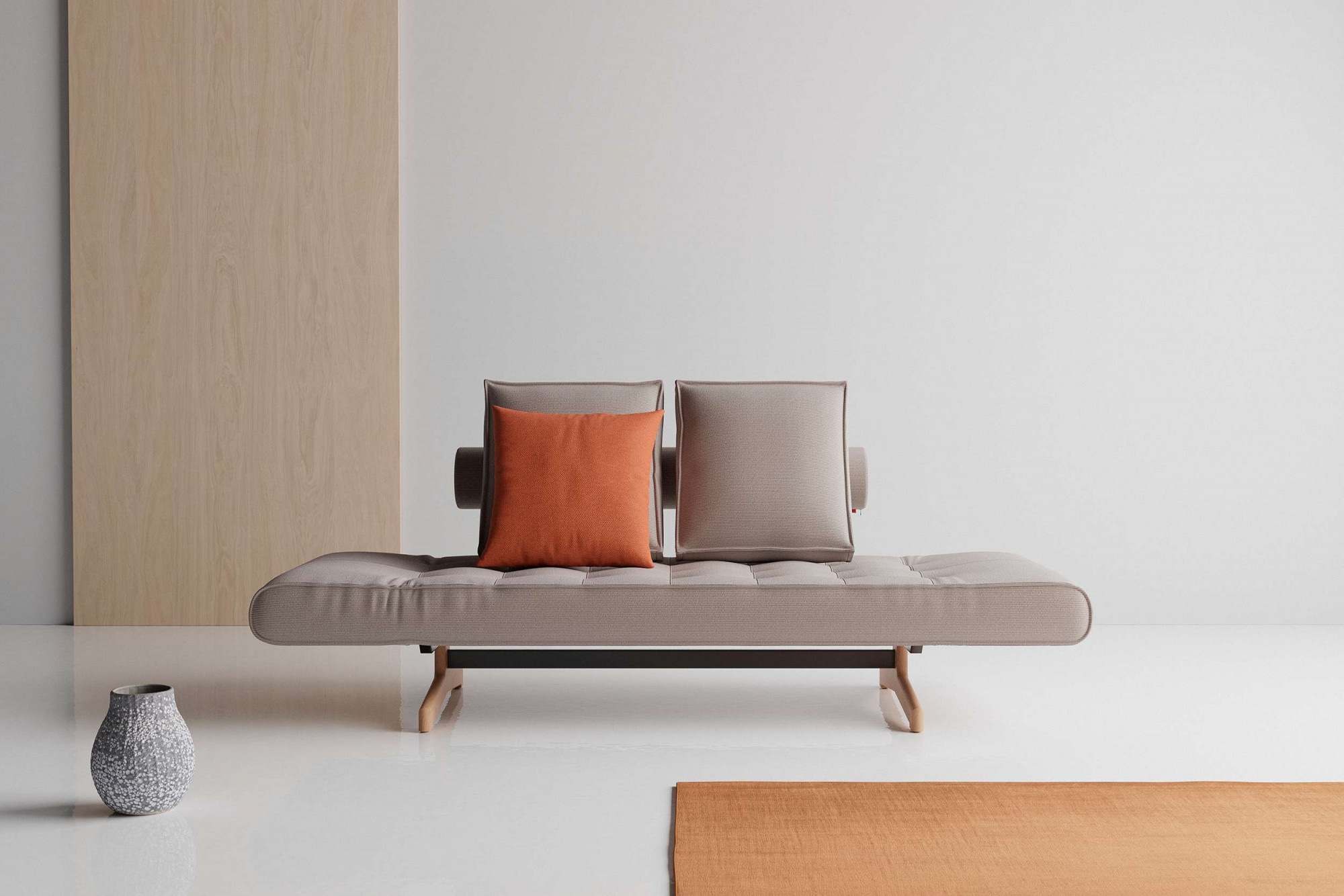 INNOVATION LIVING ™ 3-Sitzer »Ghia Schlafsofa, Couch mit Wohlfühl-Faktor, OTTOs Choice«, eine große Liegefläche mit geringer Stellfläche, beidseitig abklappbar