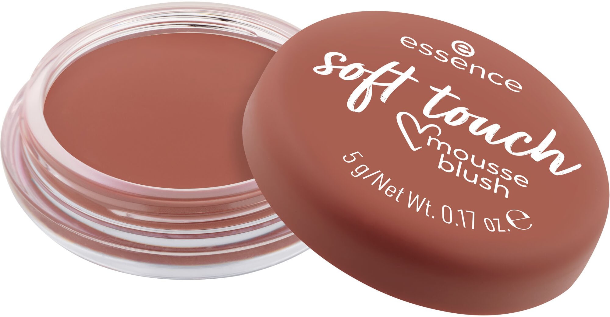 Essence Rouge »soft touch mousse blush«, (Set, 3 tlg.), Ebenmäßiger und matter Look, zartes Puder-Finish, variable Deckkraft.
