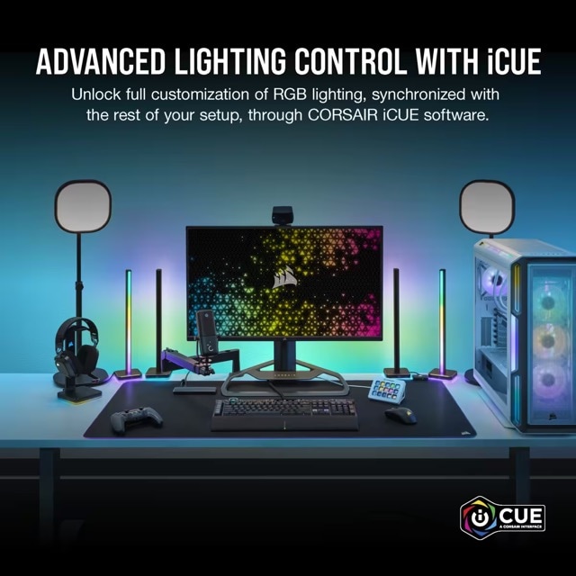 Corsair Gaming Mauspad »MM700 RGB Extended 3XL Gaming-Mauspad«, DREI-Zonen-RGB-Beleuchtung