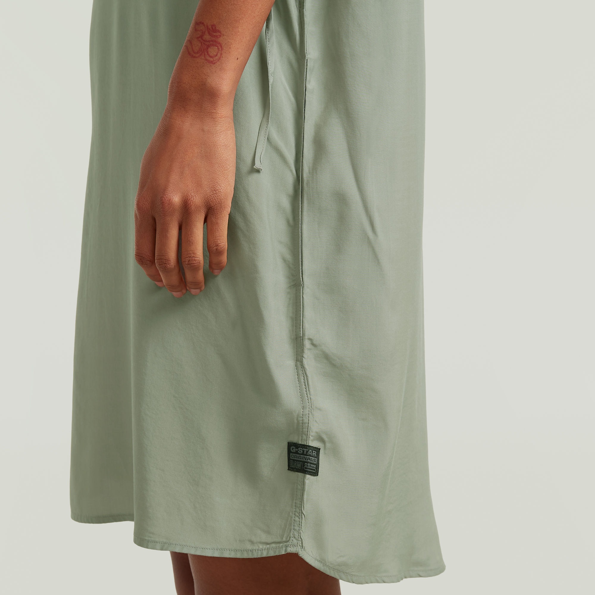 G-STAR Blusenkleid »DRS Fluid Dress« Brusttasche mit verstellbaren Ärmeln, Regular Fit