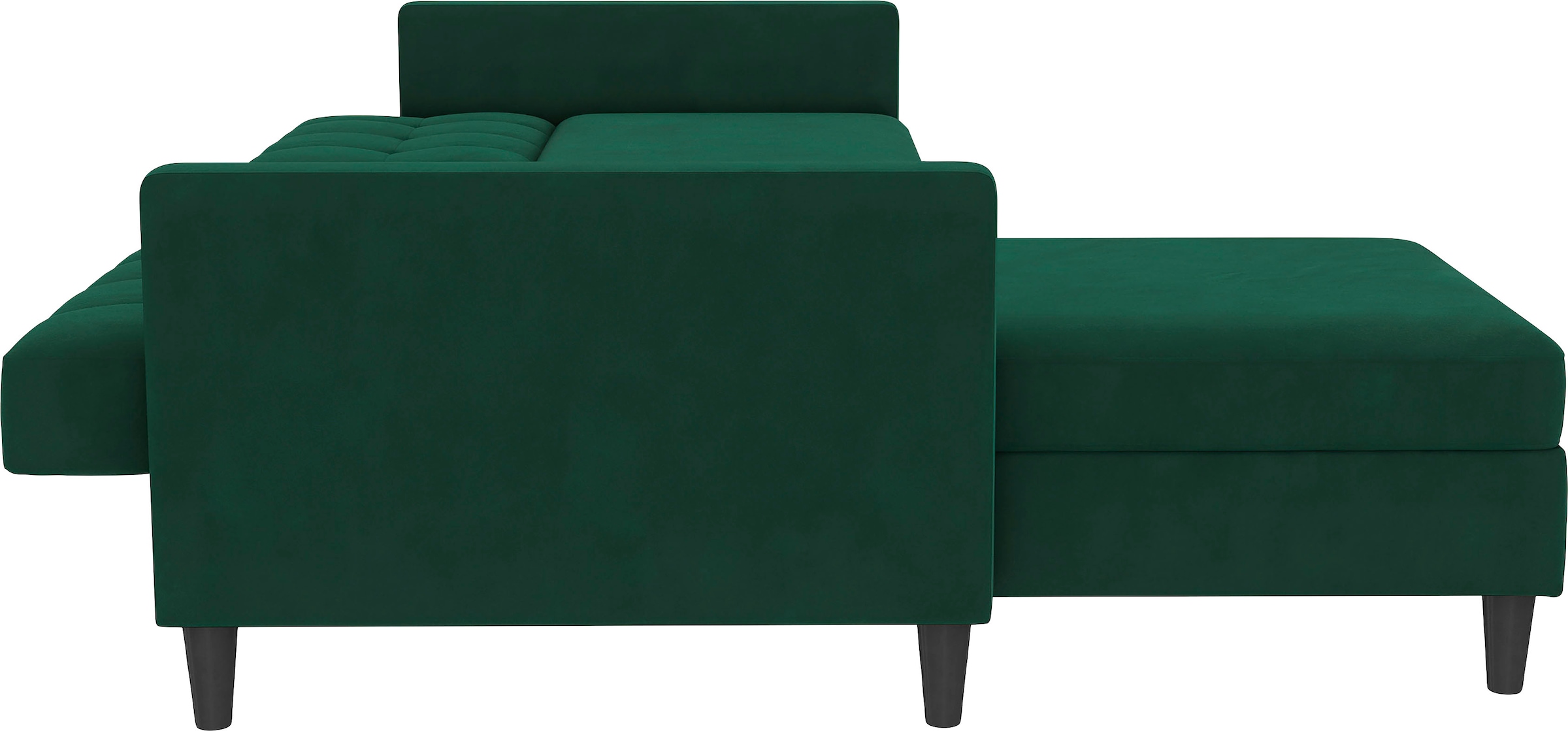 Dorel Home Ecksofa »Hartford, L-Form,«, mit Bettfunktion und Stauraum, Recamiere beidseitig montierbar