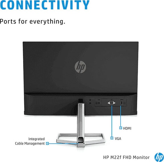HP LCD-Monitor »M22f«, 54,6 cm/21,5 Zoll, 1920 x 1080 px, Full HD, 5 ms Reaktionszeit, 75 Hz