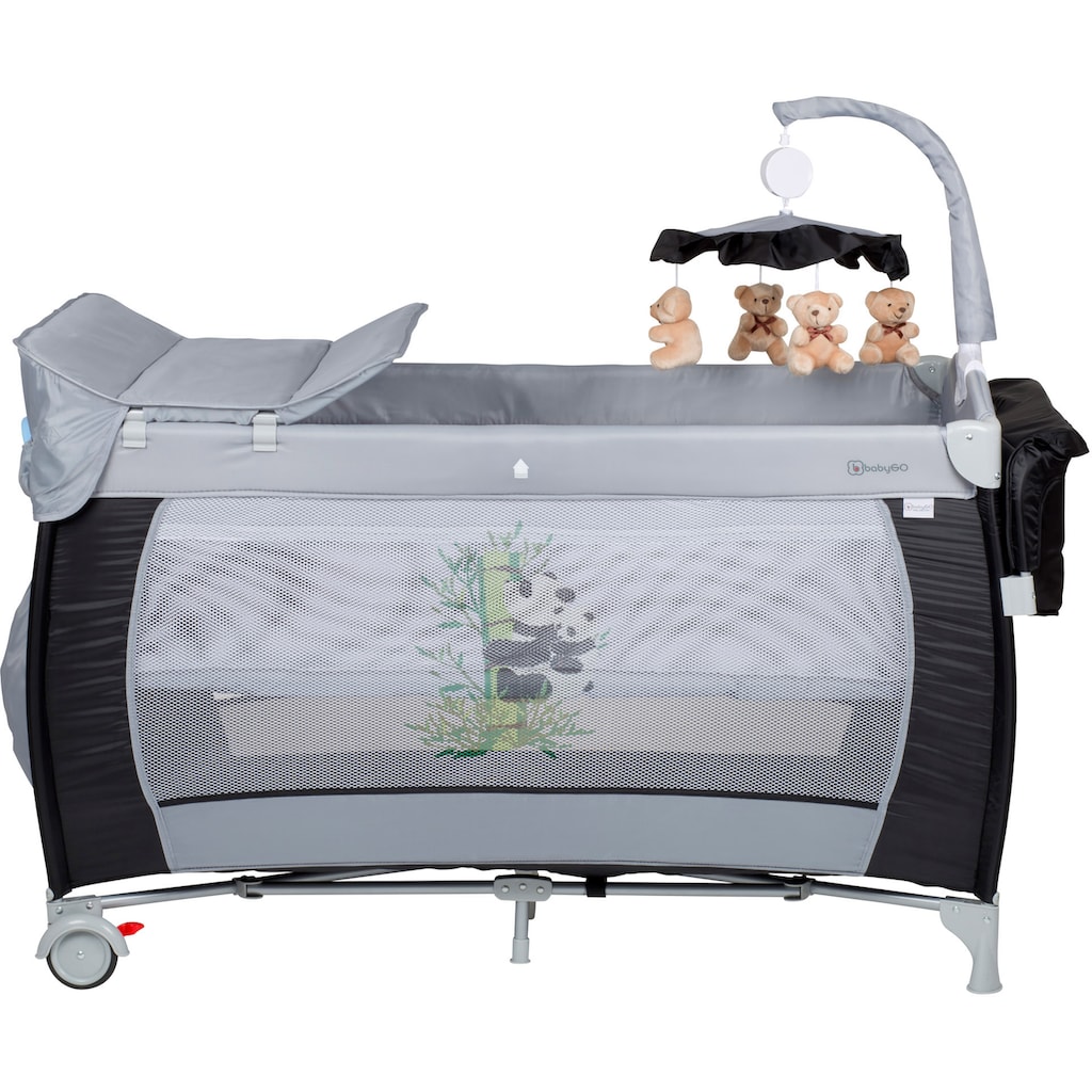 BabyGo Baby-Reisebett »Sleeper Deluxe, black«