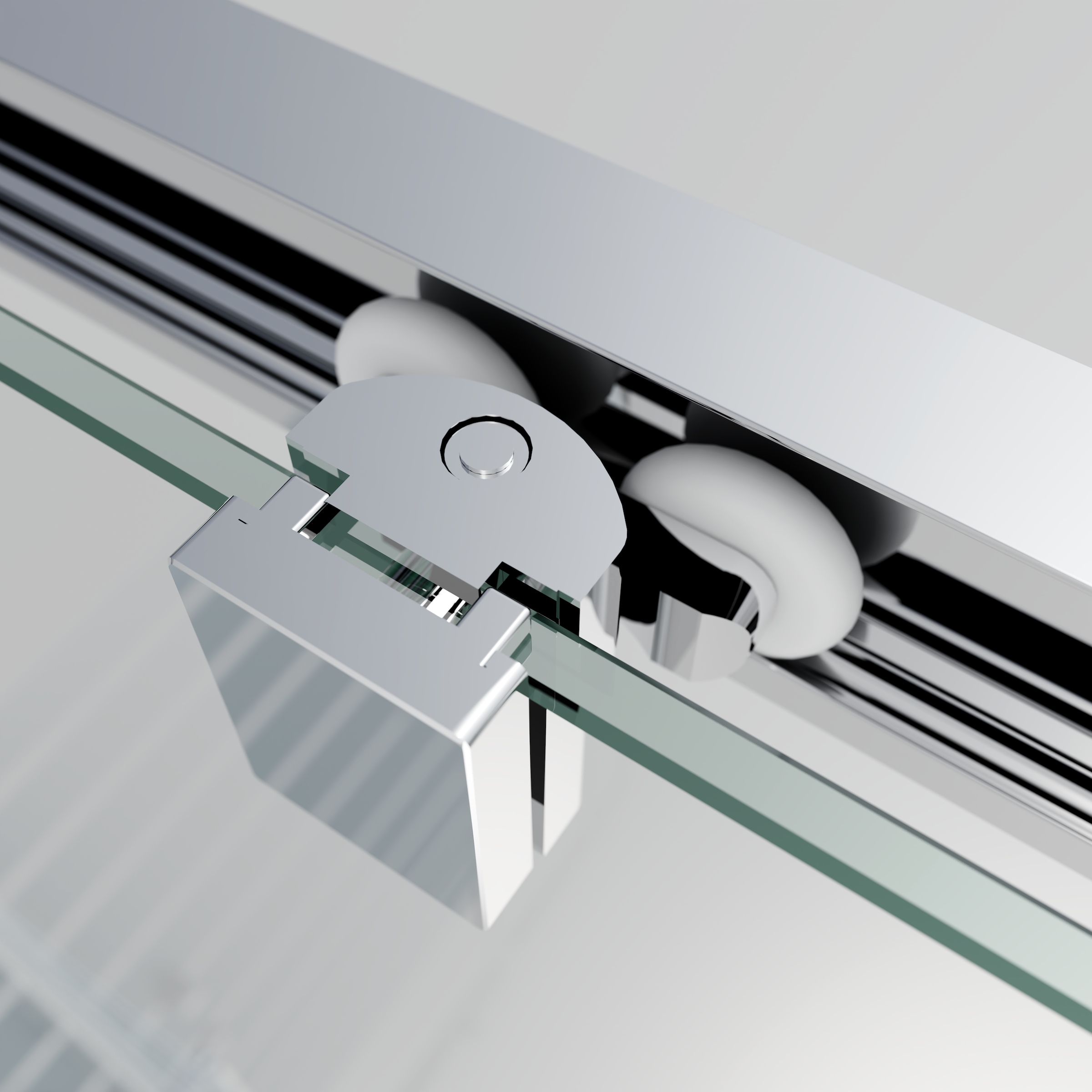 welltime Eckdusche »Trento« Extrahohe 195cm, mit verbessertem Rollensystem