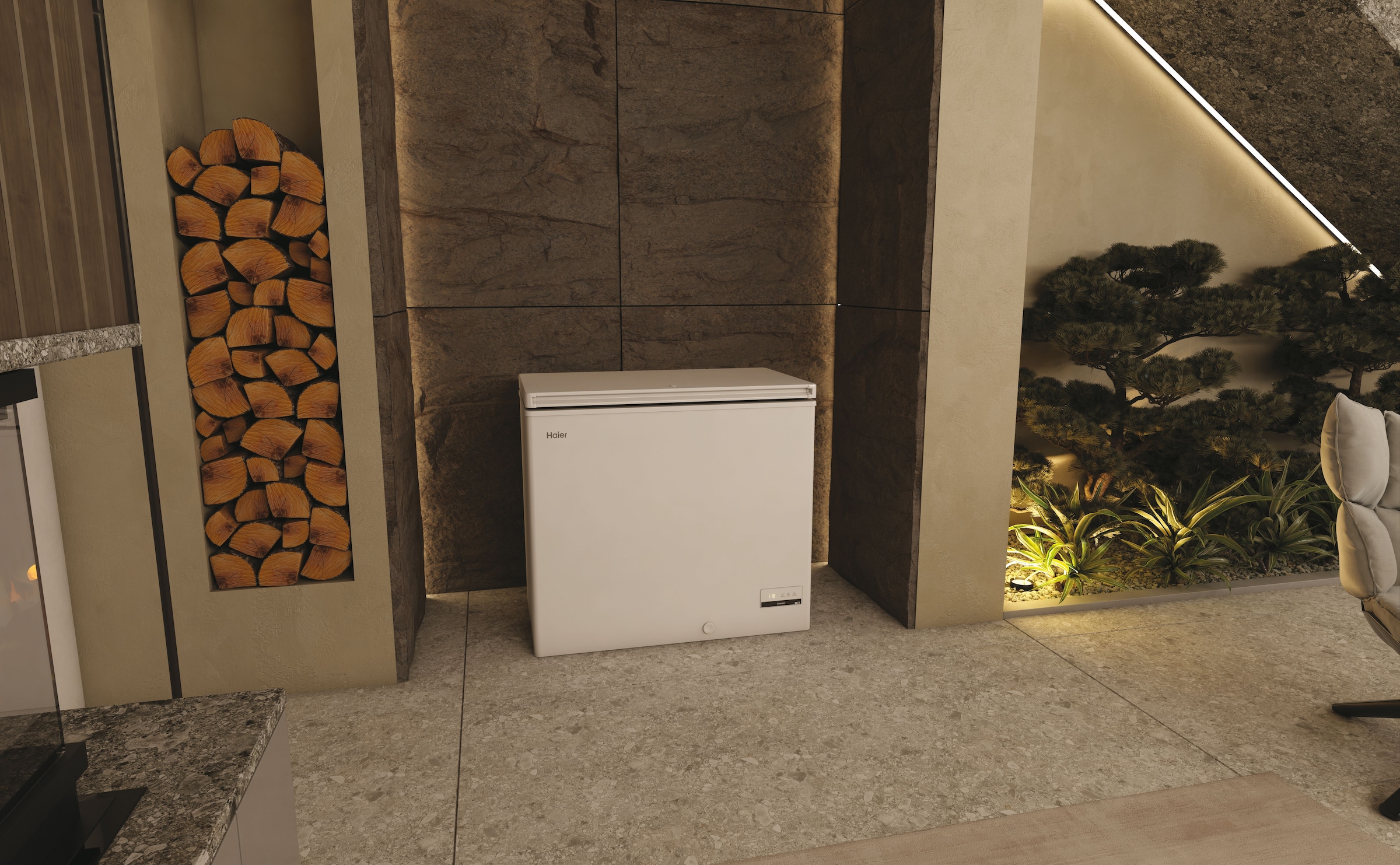 Haier Gefriertruhe »HCE200C«, 84,5 cm hoch, 91,5 cm breit, Kompakte Größe: Flexibel einsetzbar