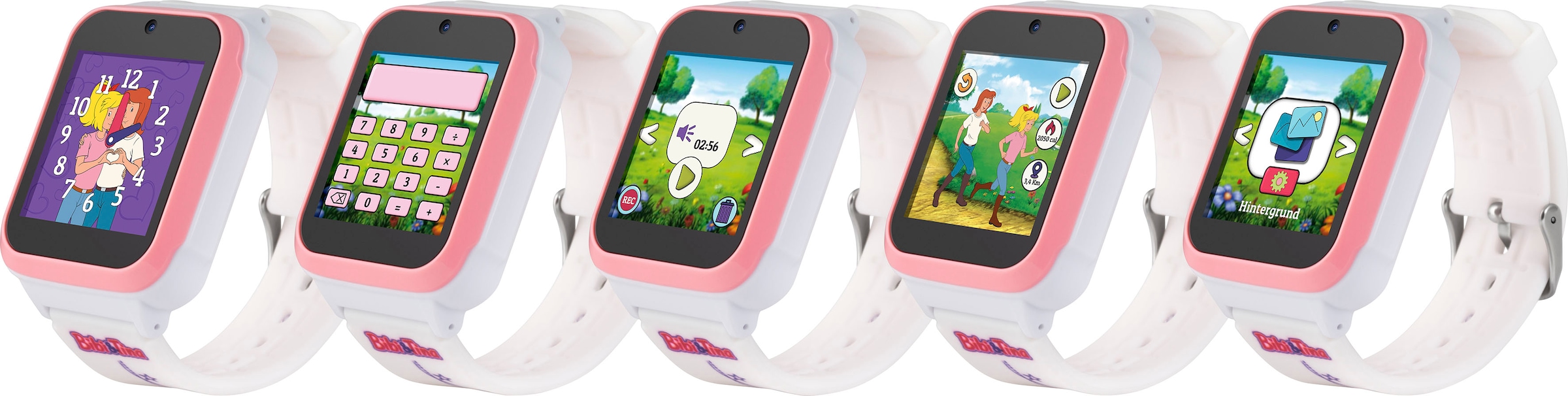 Technaxx Smartwatch »Bibi & Tina«, (3,9 cm / 1,54 Zoll),)